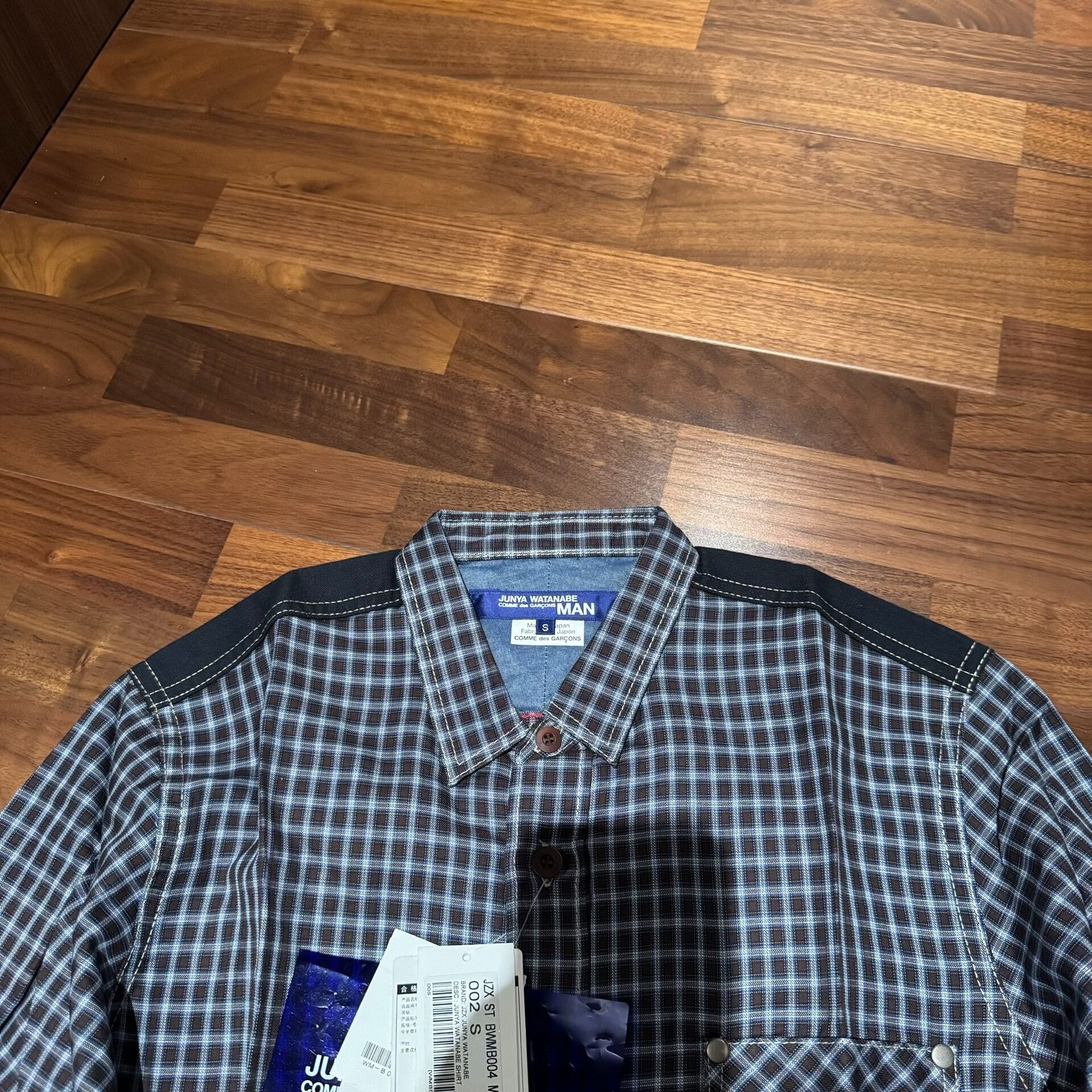 Junya Watanabe Junya Watanabe Man Plaid Long Sleeve Shirt Size US S / EU 44-46 / 1 - 3 Thumbnail