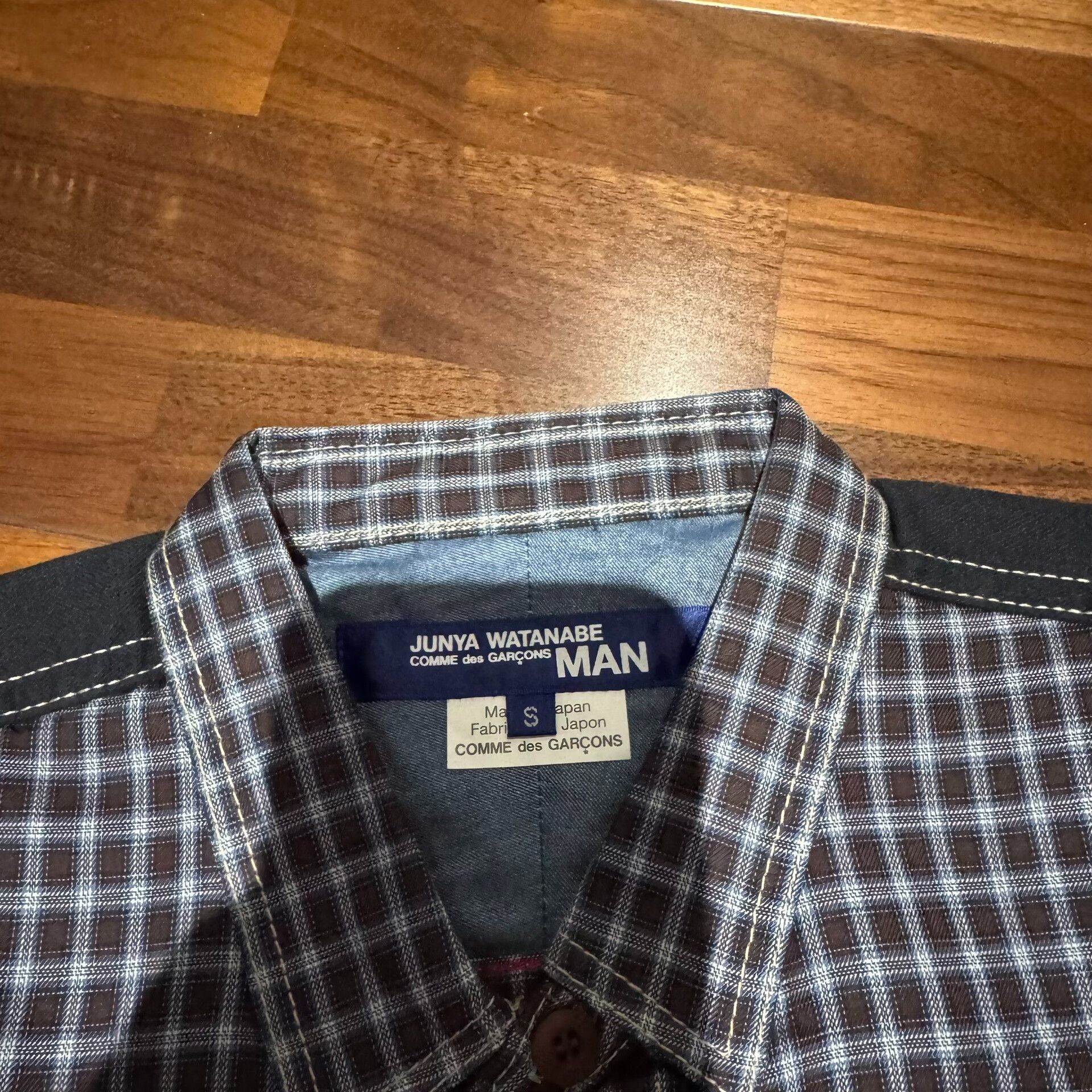 Junya Watanabe Junya Watanabe Man Plaid Long Sleeve Shirt Size US S / EU 44-46 / 1 - 6 Thumbnail