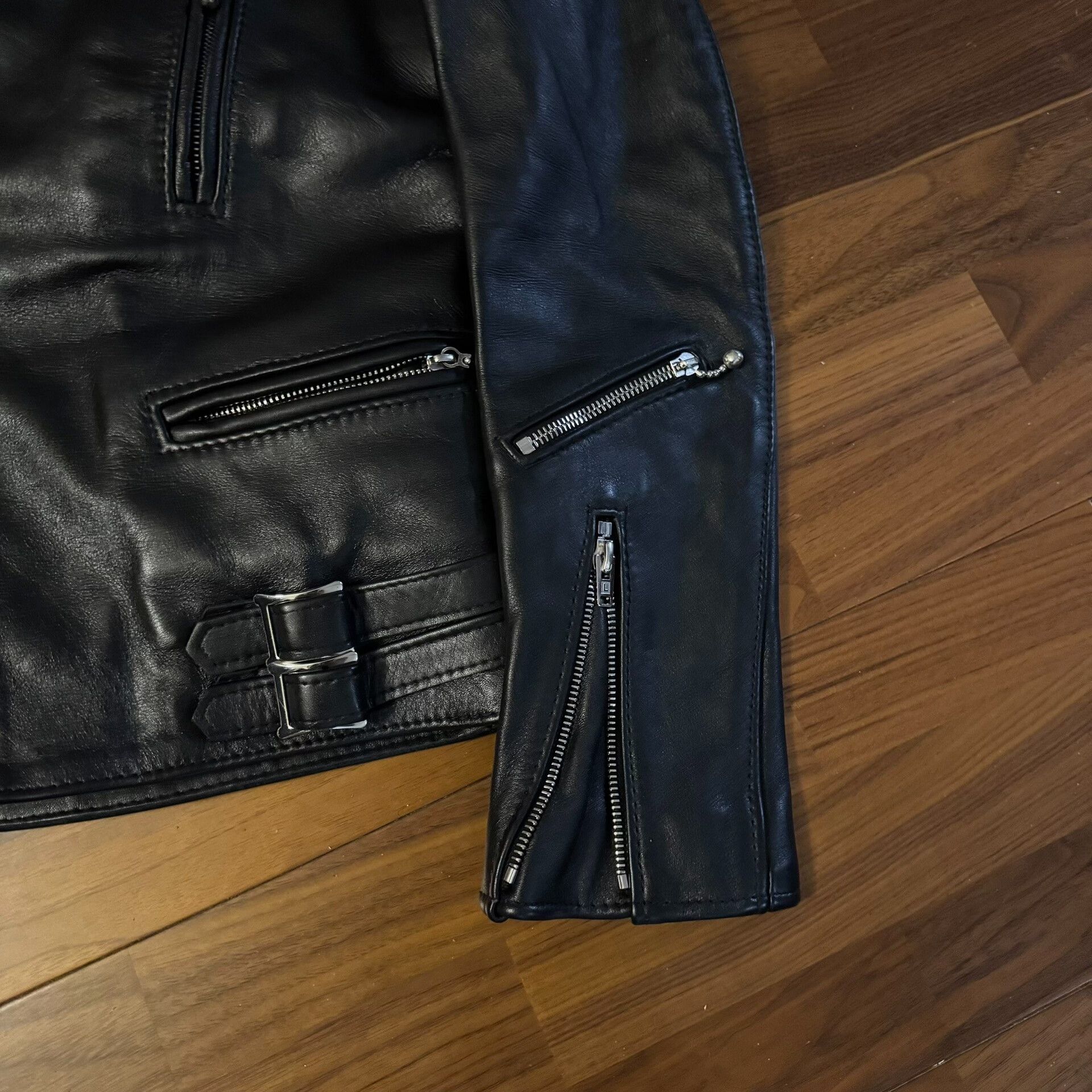 Lewis Leathers Lewis Leathers Black Biker Jacket 32 Size XS / US 0-2 / IT 36-38 - 3 Thumbnail