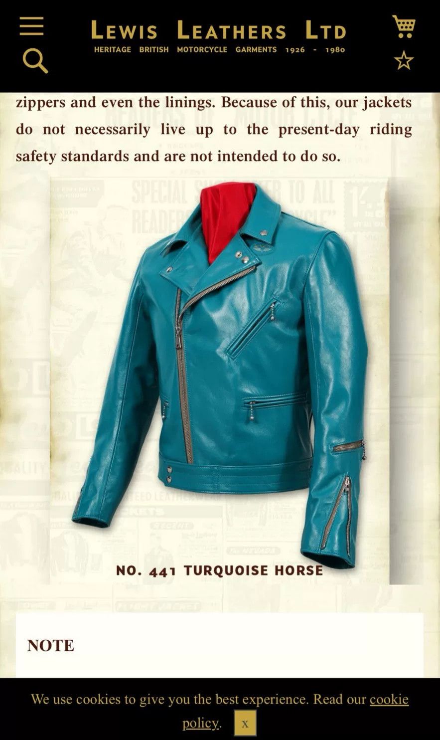 Lewis Leathers Lewis Leathers Men's Motorcycle Jacket Size US S / EU 44-46 / 1 - 4 Thumbnail
