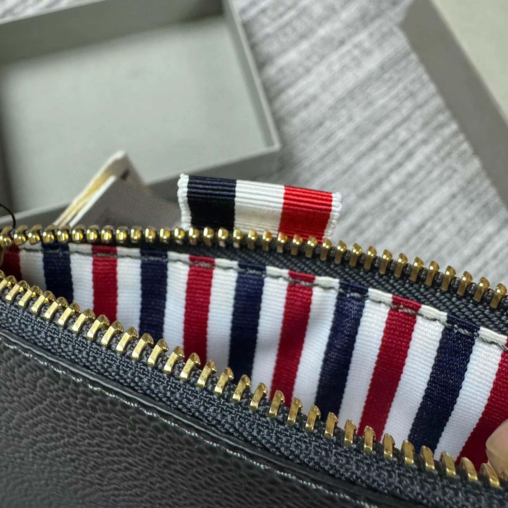 Thom Browne Thom Browne Black Card Holder with Tag Size ONE SIZE - 6 Thumbnail