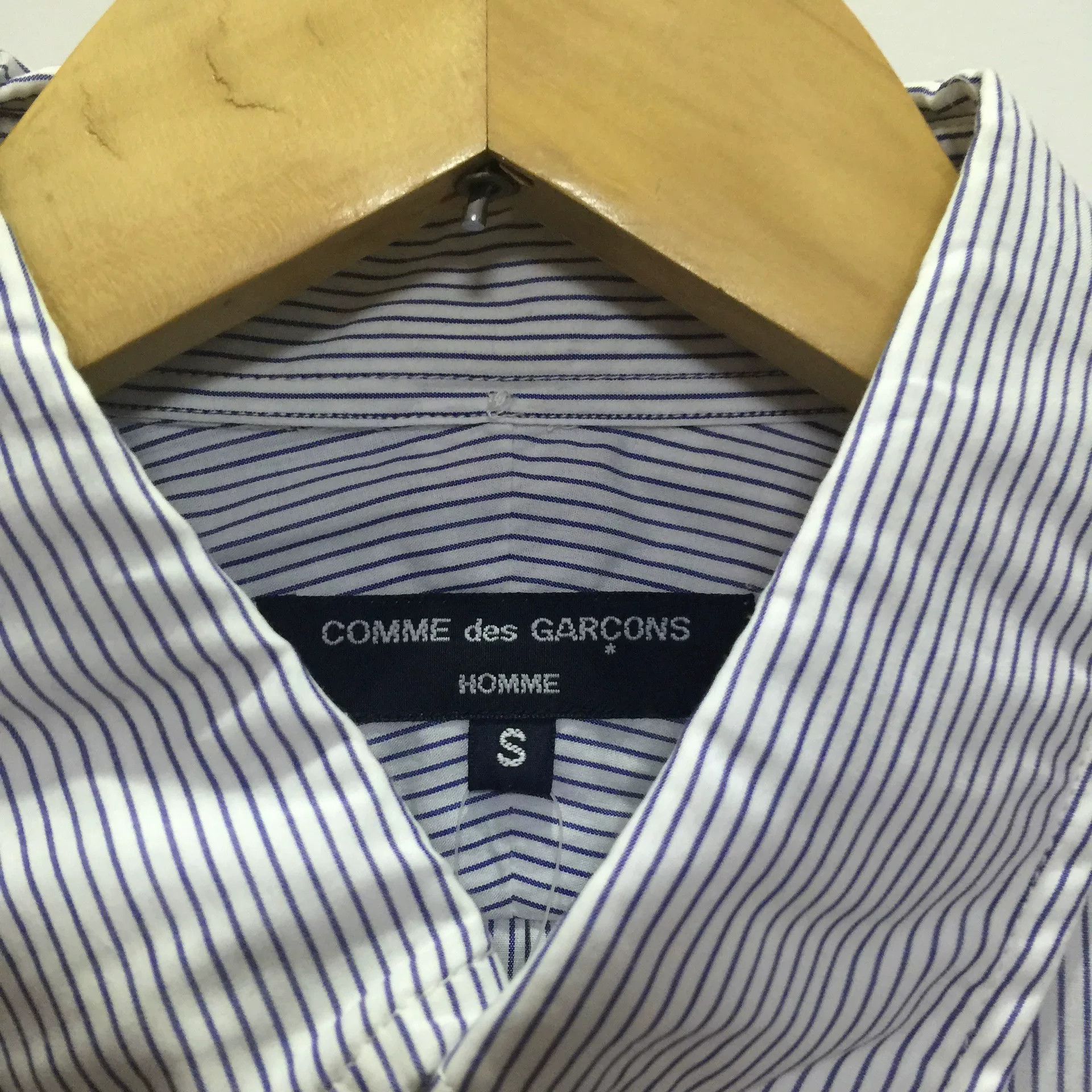 Comme des Garcons Comme des Garçons Patchwork Stripe Shirt Size US S / EU 44-46 / 1 - 5 Thumbnail