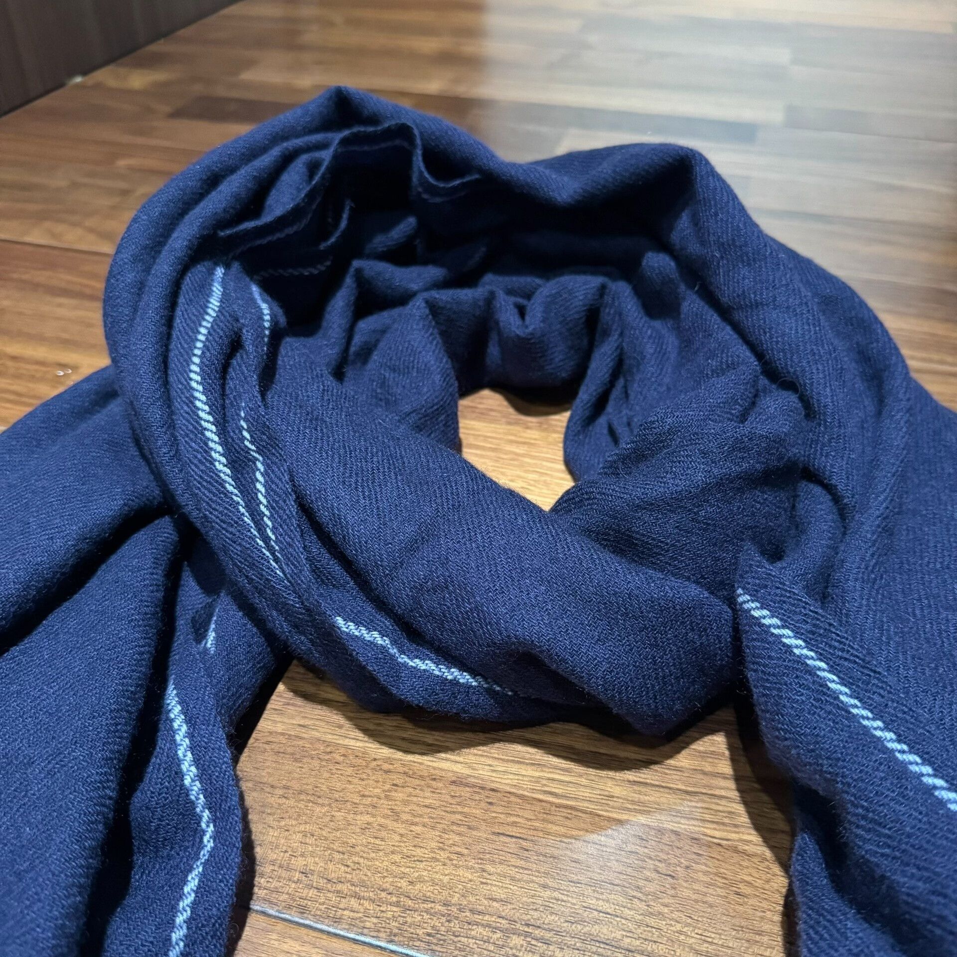 Comme des Garcons Common Projects Cashmere Scarf in Navy Size ONE SIZE - 6 Thumbnail