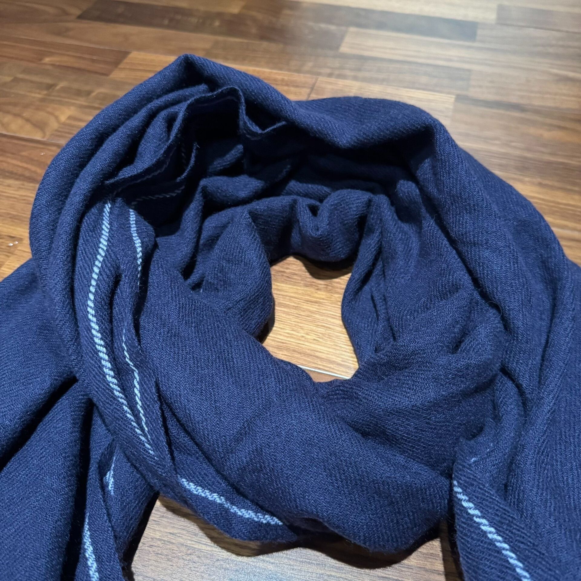 Comme des Garcons Common Projects Cashmere Scarf in Navy Size ONE SIZE - 2 Thumbnail