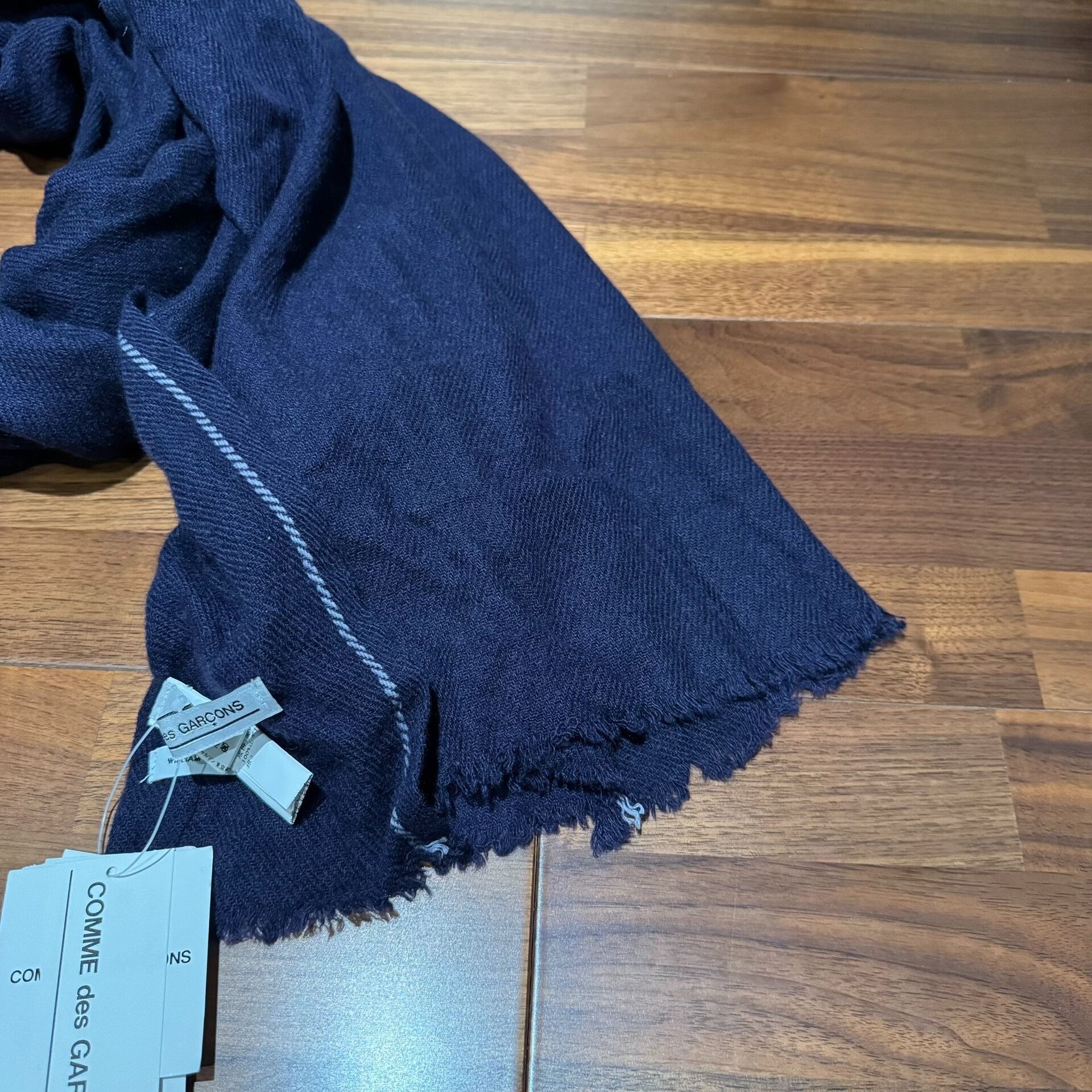 Comme des Garcons Common Projects Cashmere Scarf in Navy Size ONE SIZE - 3 Thumbnail