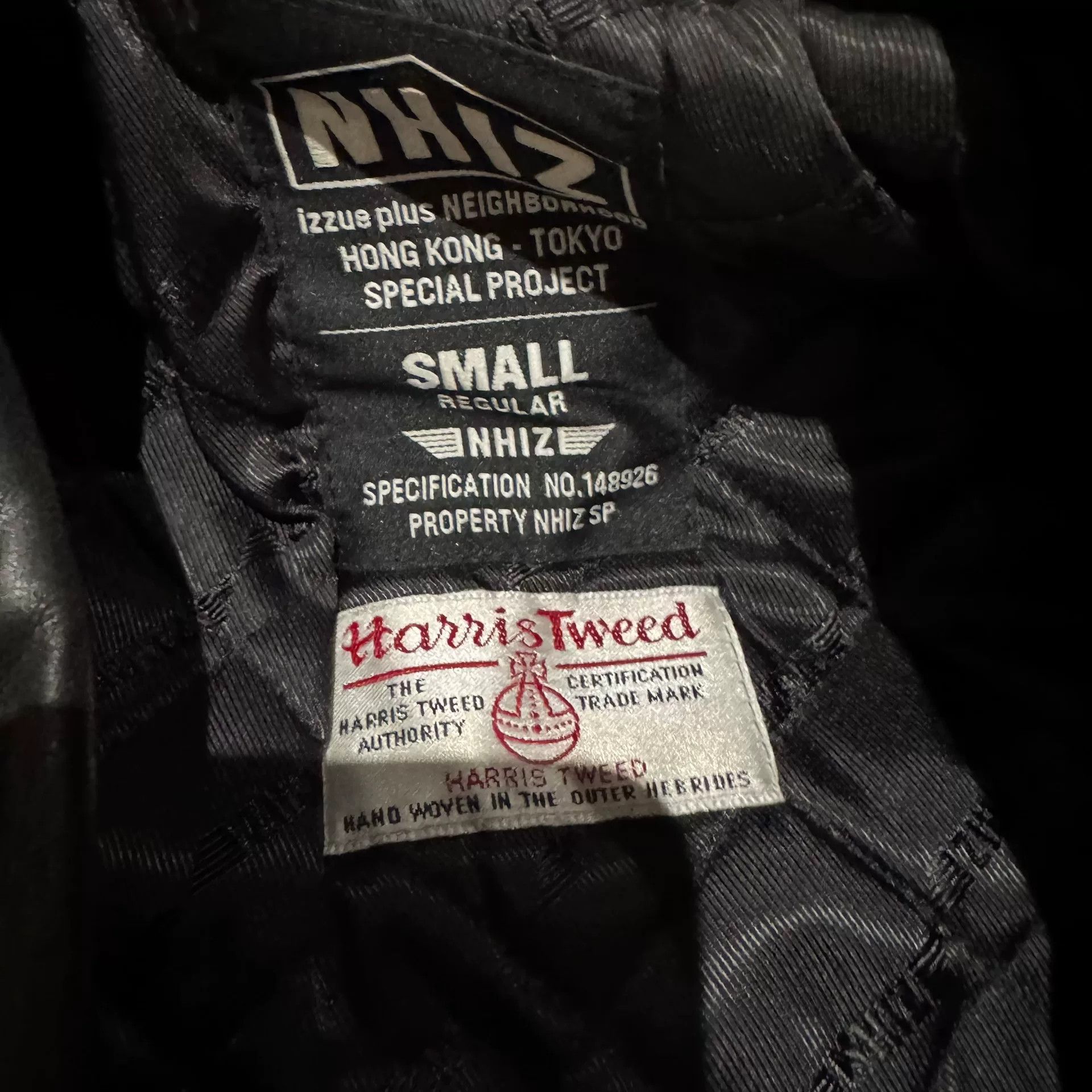 izzue nhiz x Harris Tweed Wool Motorcycle Jacket Size US S / EU 44-46 / 1 - 7 Thumbnail