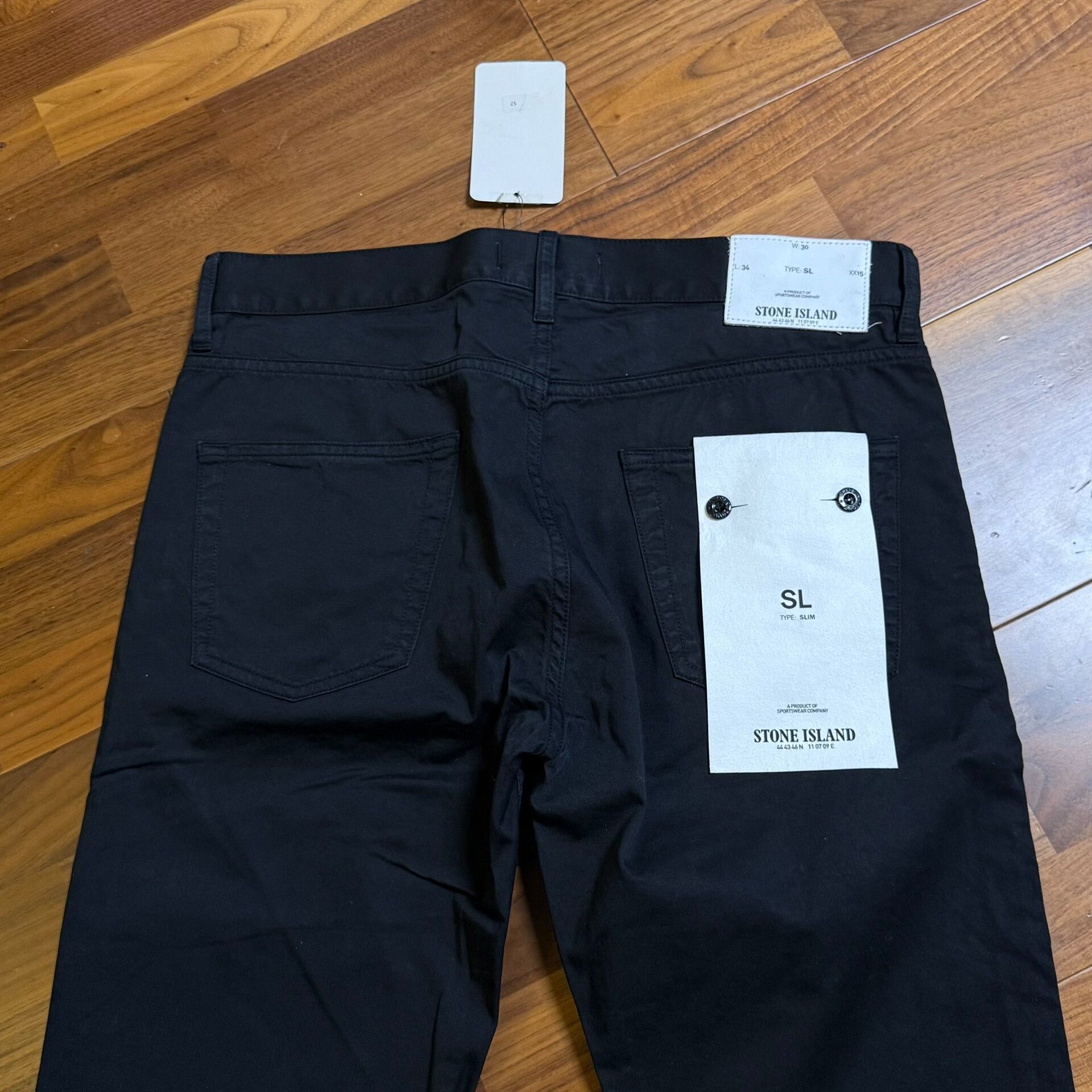 Stone Island Stone Island Men's Slim Fit Cotton Pants Size US 30 / EU 46 - 7 Thumbnail