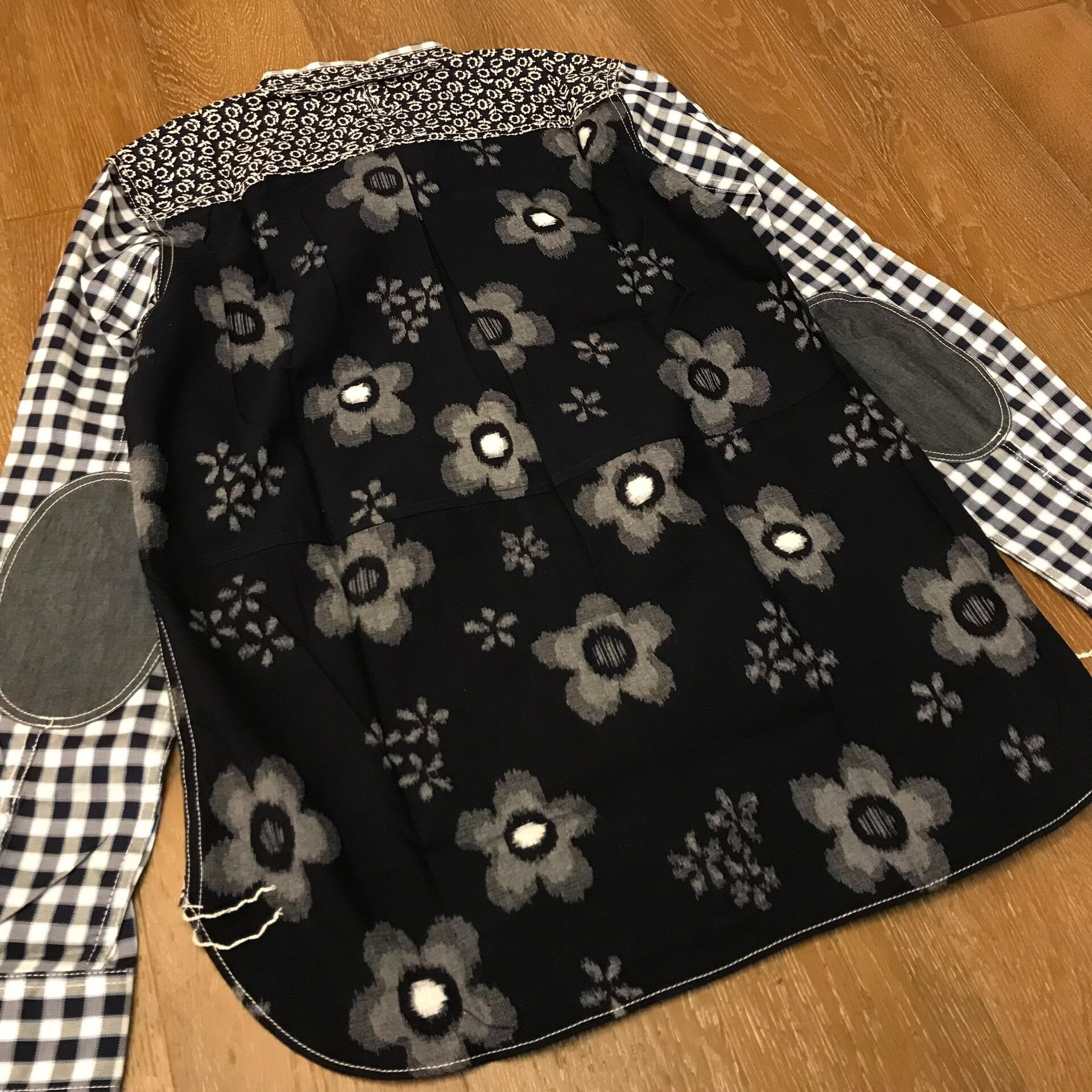 Junya Watanabe Junya Watanabe Man Floral Plaid Shirt Size US S / EU 44-46 / 1 - 5 Thumbnail