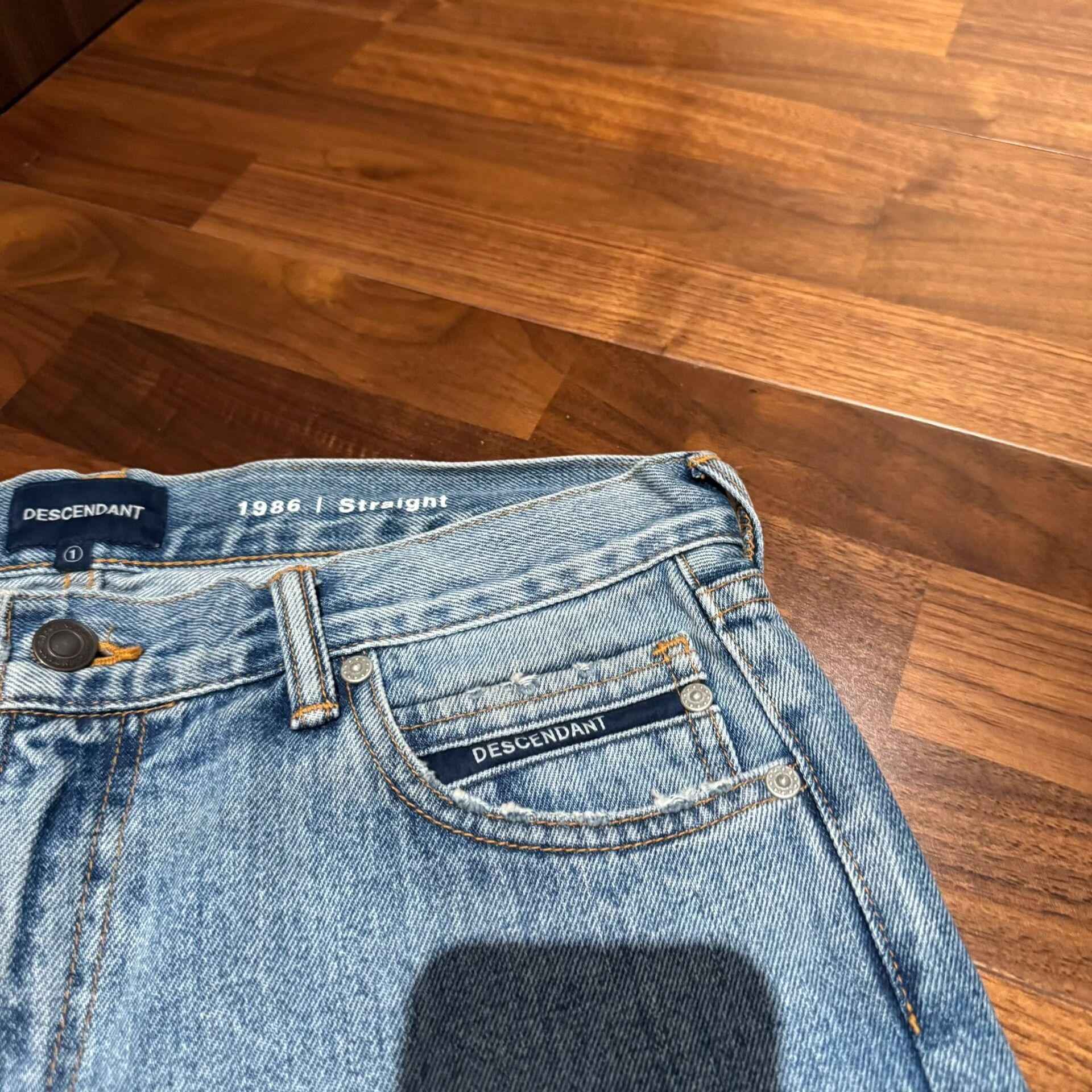 Descendant DESCENDANT 1986 Straight Blue Denim Jeans Size US 28 / EU 44 - 5 Thumbnail