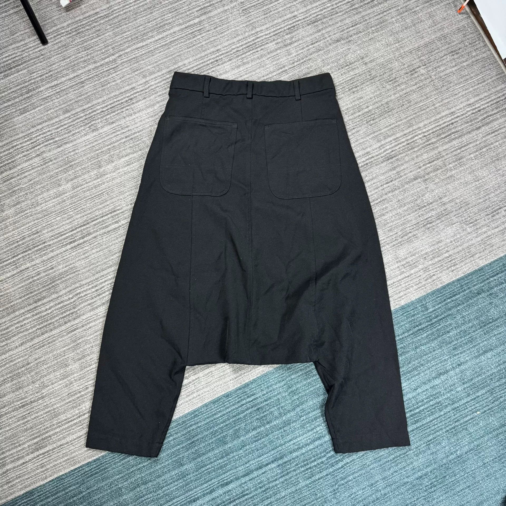 Comme des Garcons CDG Black Harem Pants for Sale Size US 26 / EU 42 - 2 Thumbnail