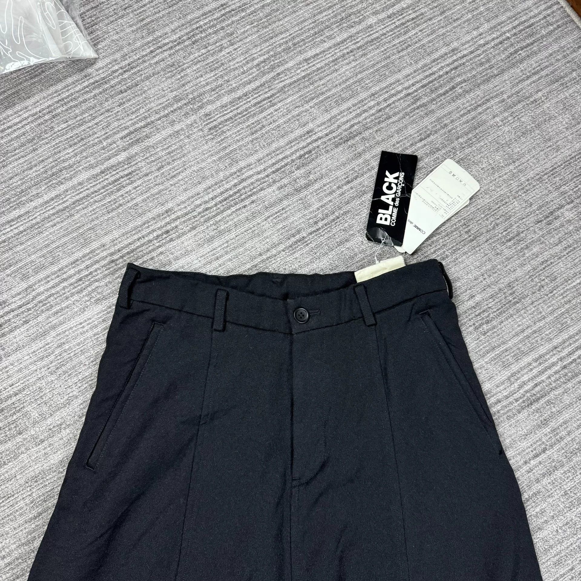 Comme des Garcons CDG Black Harem Pants for Sale Size US 26 / EU 42 - 3 Thumbnail