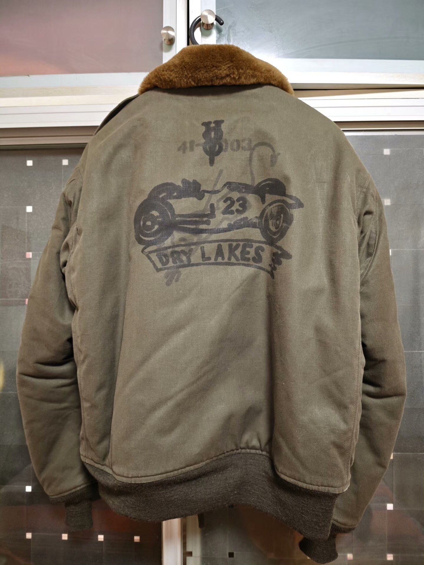 Freewheelers Freewheelers B10 Flight Jacket with Skull Design Size US XXS / EU 40 - 2 Thumbnail