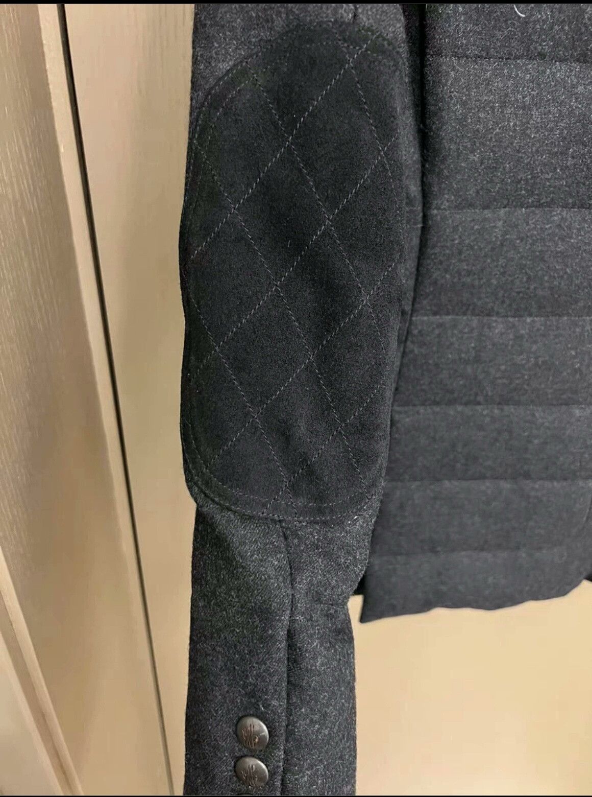 Moncler Moncler Thom Browne Gray Down Blazer Size US S / EU 44-46 / 1 - 4 Thumbnail