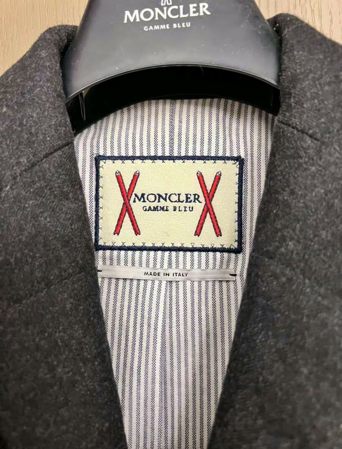 Moncler Moncler Thom Browne Gray Down Blazer Size US S / EU 44-46 / 1 - 5 Thumbnail