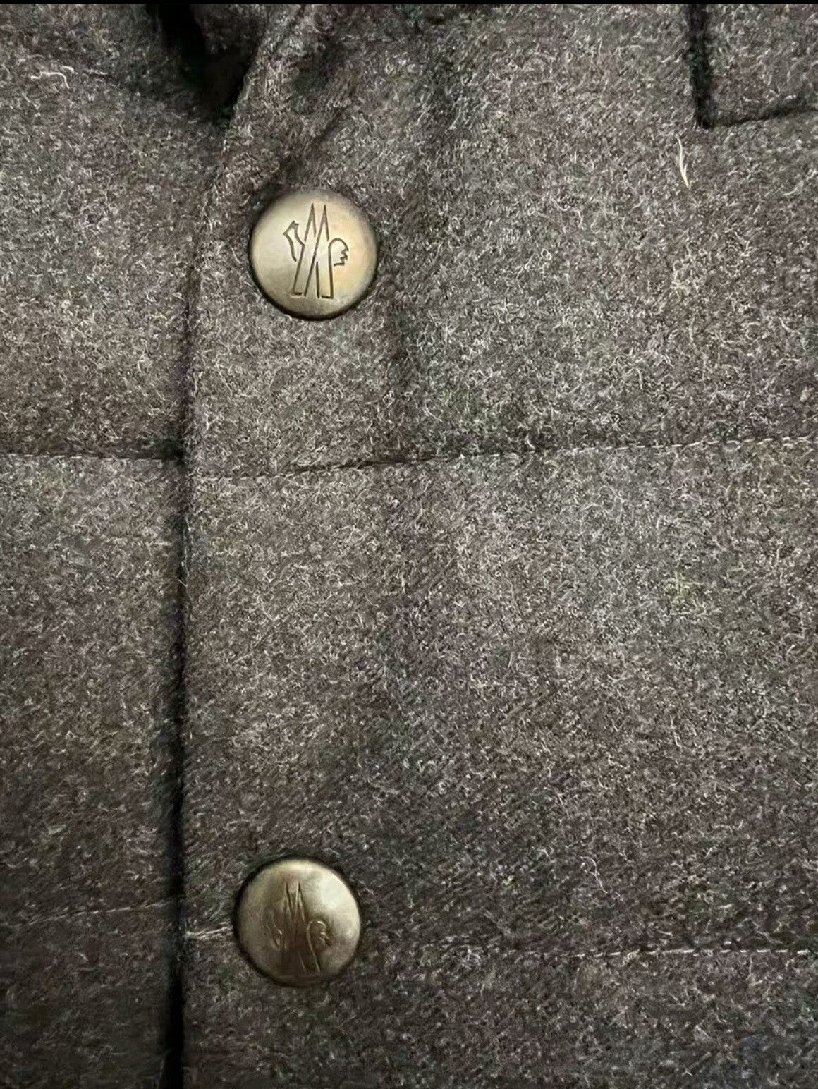 Moncler Moncler Thom Browne Gray Down Blazer Size US S / EU 44-46 / 1 - 3 Thumbnail