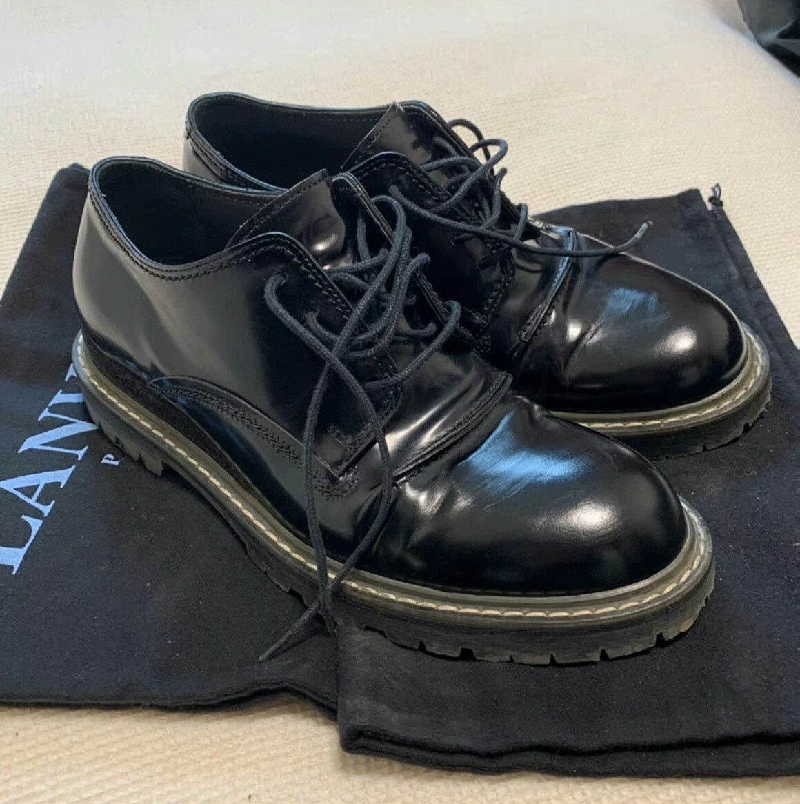 Lanvin Lanvin Derby Shoes with Hidden Height Increase Size US 7 / EU 40 - 6 Thumbnail