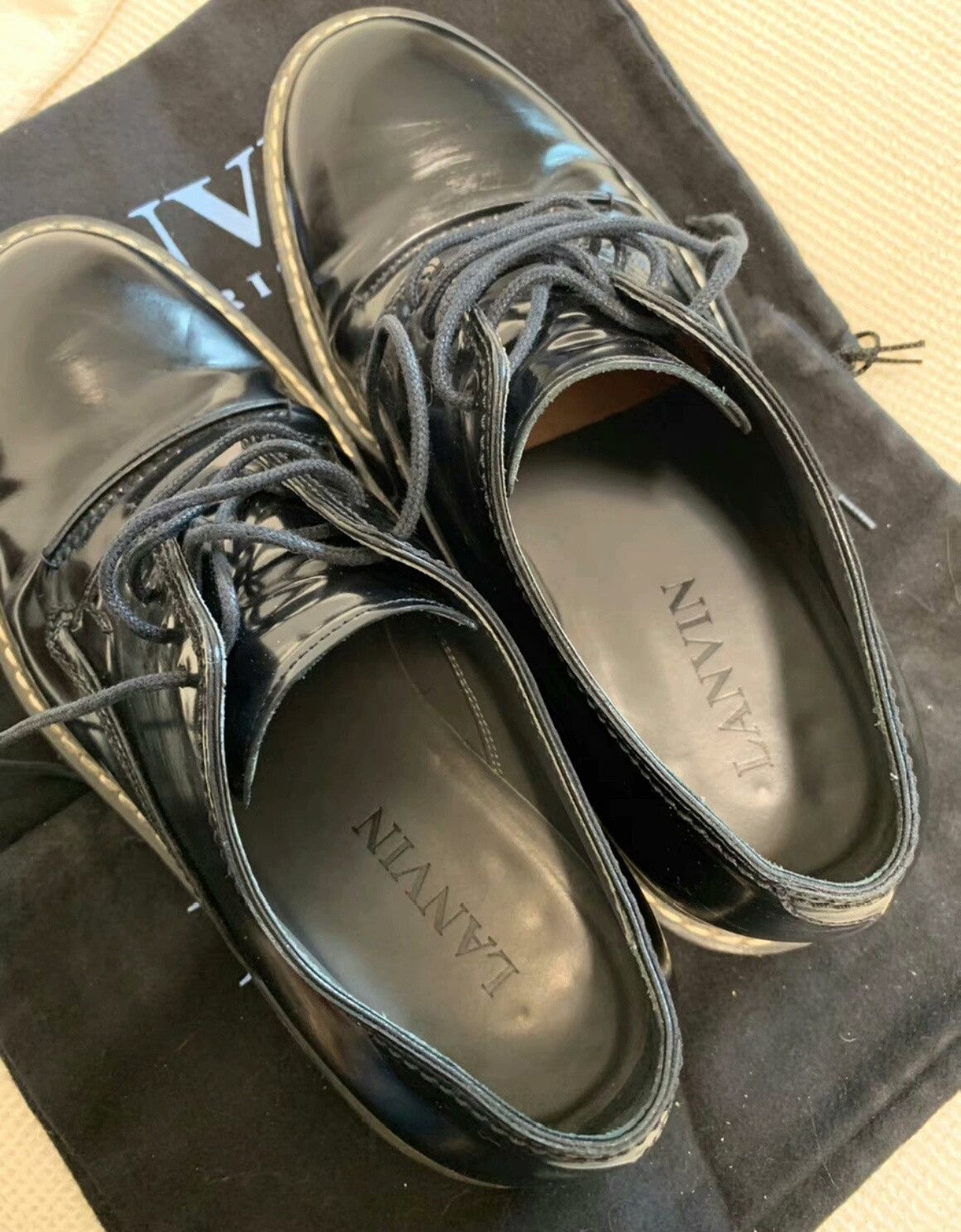 Lanvin Lanvin Derby Shoes with Hidden Height Increase Size US 7 / EU 40 - 3 Thumbnail