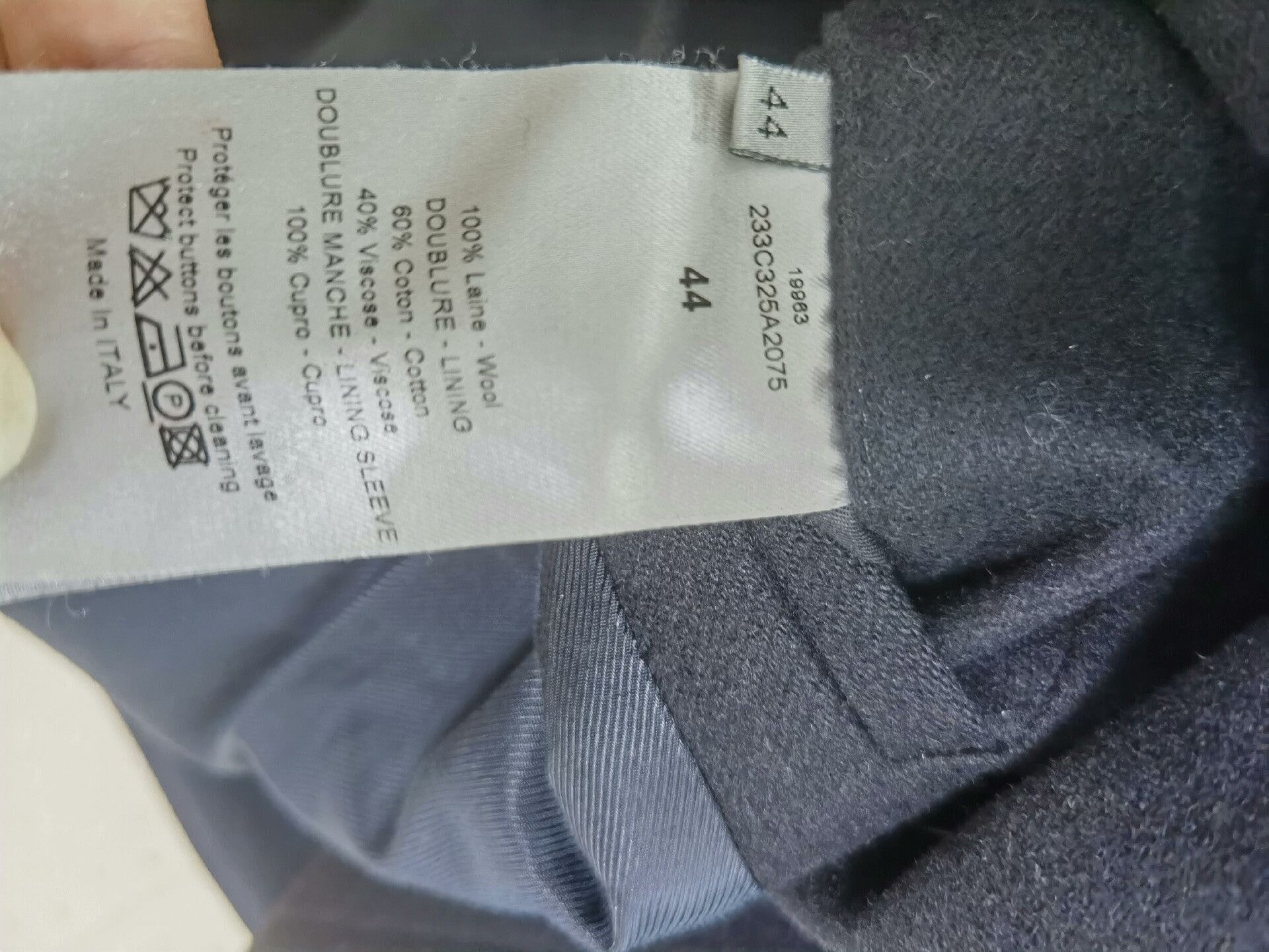 Dior Dior Homme Wool Fisherman's Coat Size US S / EU 44-46 / 1 - 6 Thumbnail