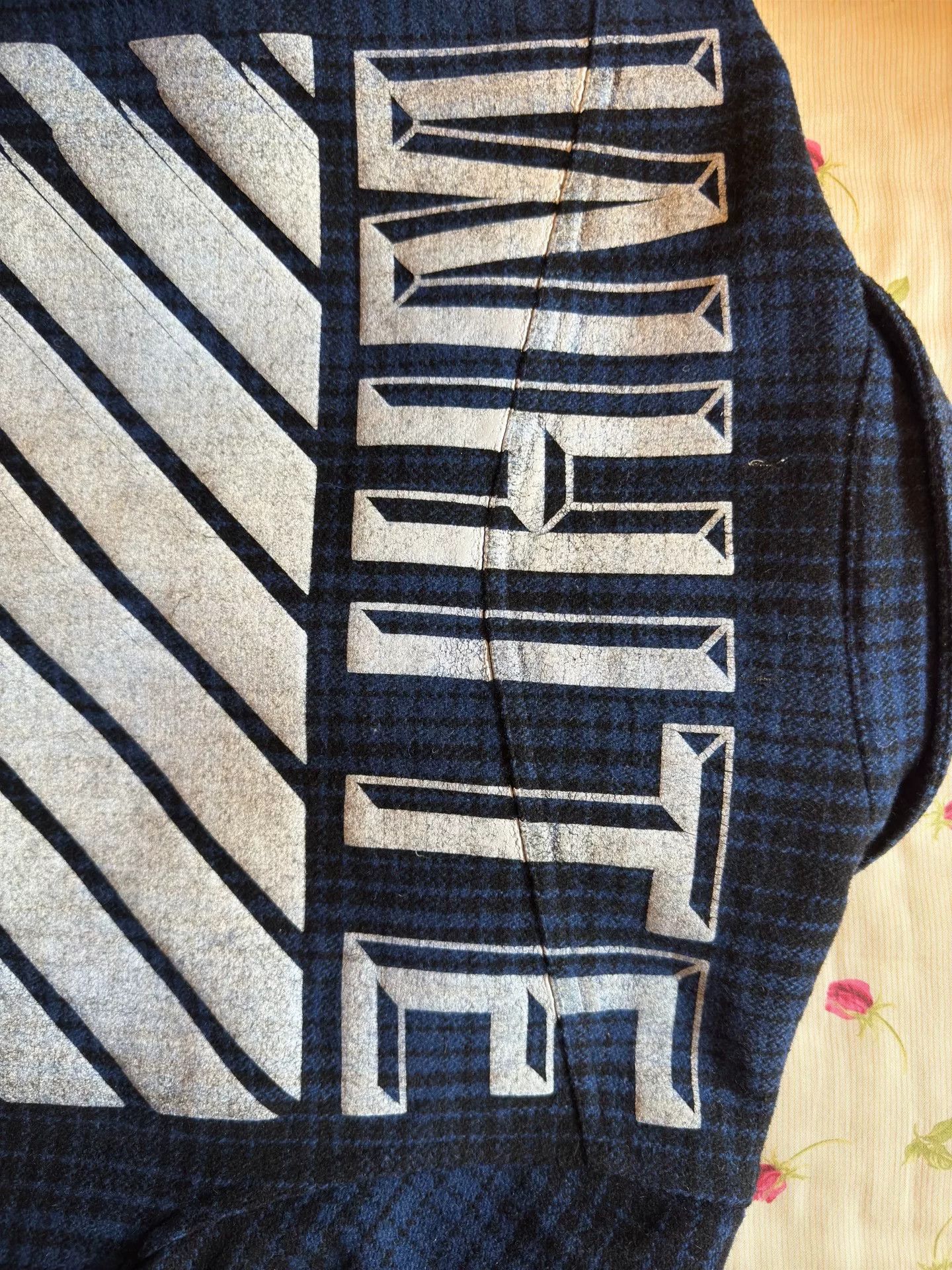 Off-White Off White Blue Wool Shirt Jacket Size US S / EU 44-46 / 1 - 4 Thumbnail