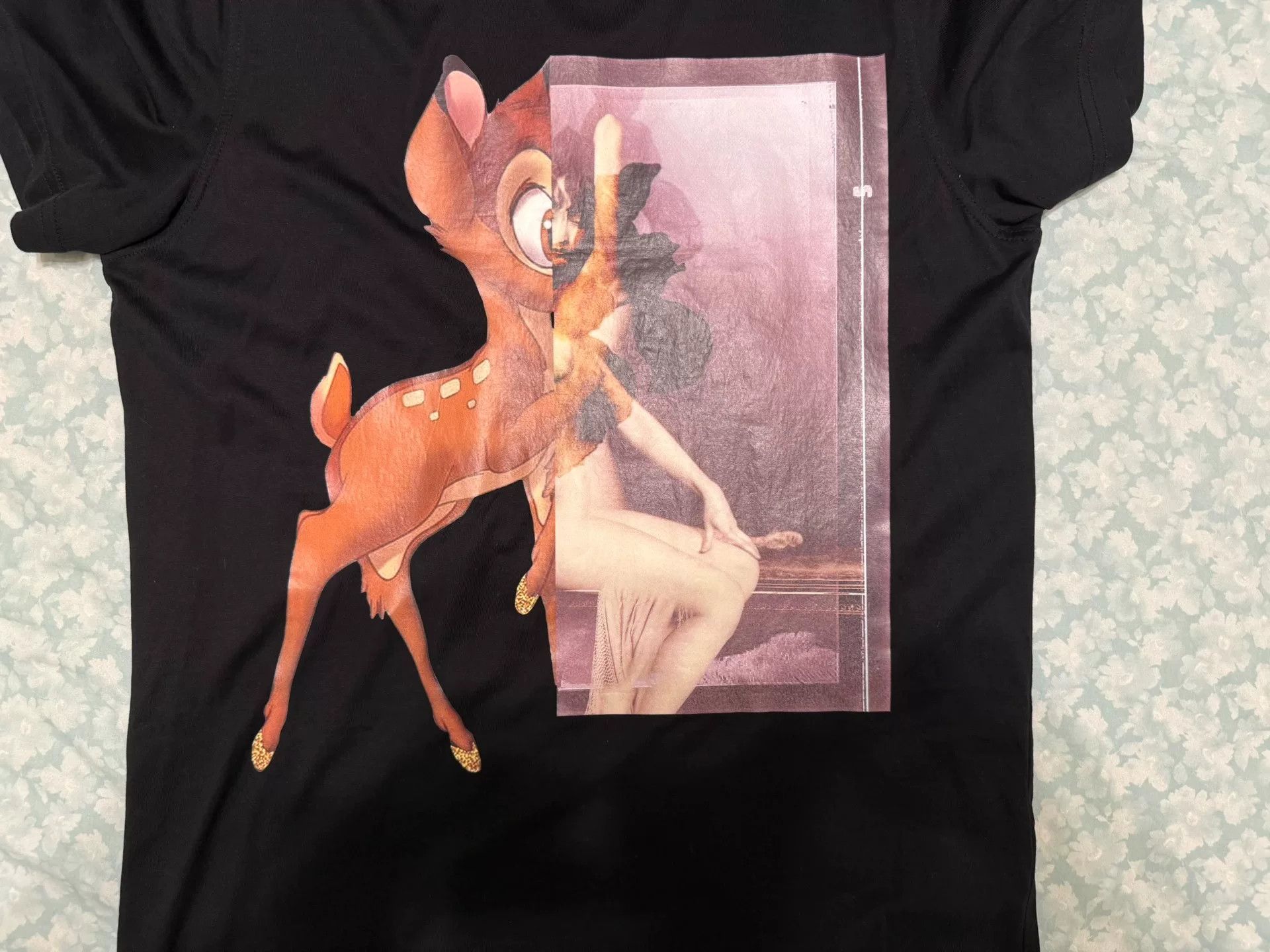 Givenchy Givenchy Bambi Print Short Sleeve Top Size M / US 6-8 / IT 42-44 - 2 Thumbnail