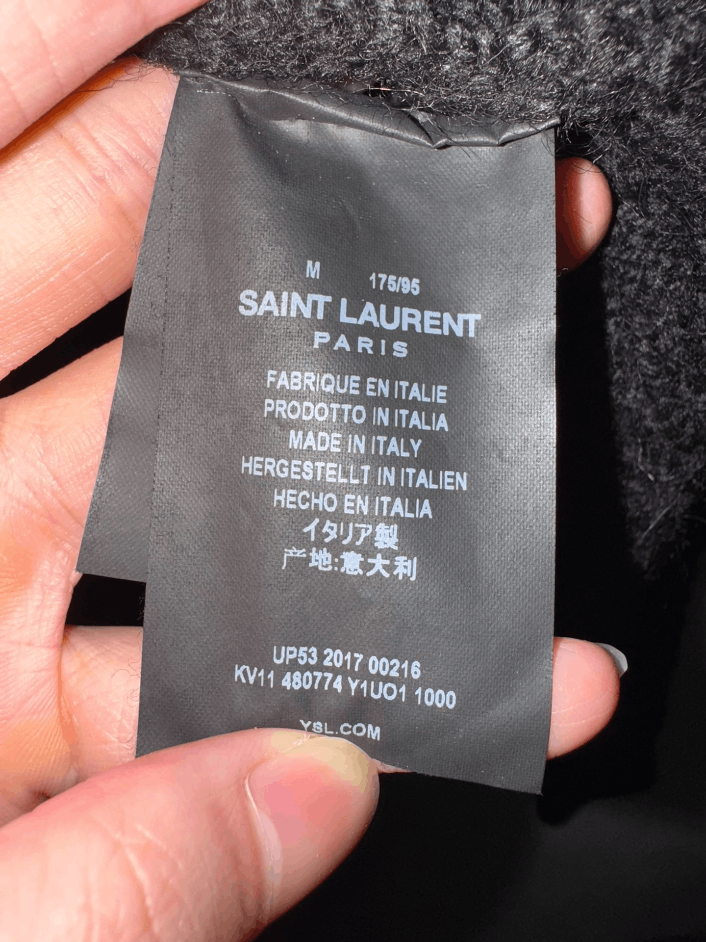 Saint Laurent Paris Saint Laurent Black Wool Knit Sweater Size US M / EU 48-50 / 2 - 6 Thumbnail