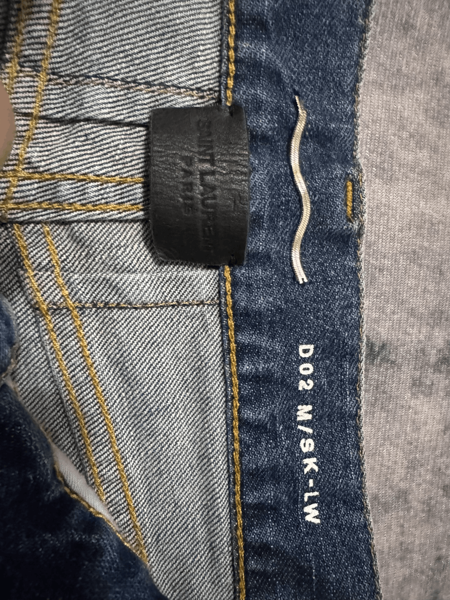 Saint Laurent Paris Saint Laurent Blue Denim Pants Size US 28 / EU 44 - 6 Thumbnail