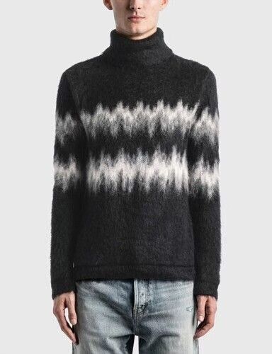 Saint Laurent Paris Saint Laurent Mohair Knit Sweater Size US M / EU 48-50 / 2 - 8 Thumbnail