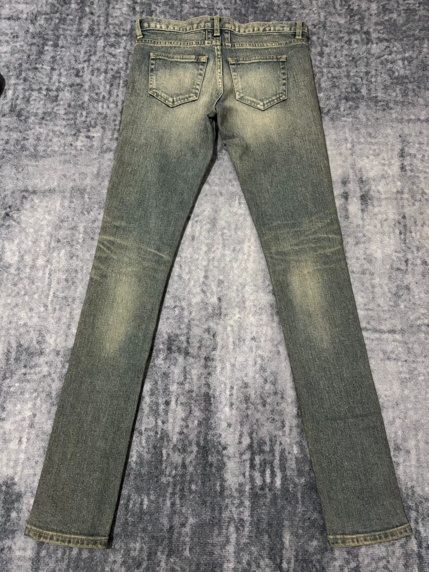 Saint Laurent Paris Saint Laurent Distressed Denim Jeans Size US 27 - 2 Thumbnail
