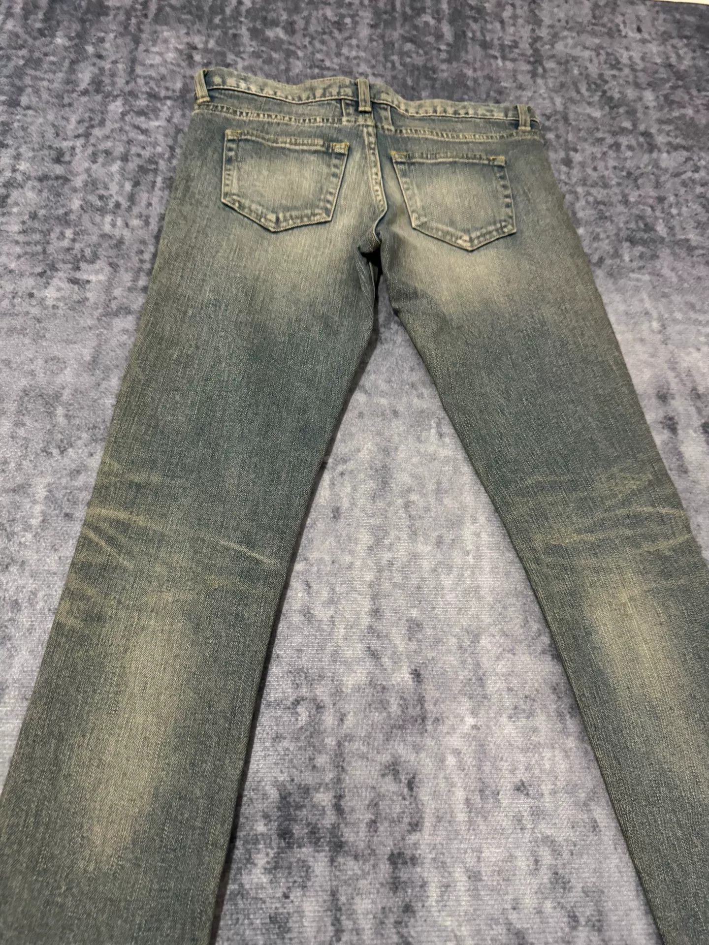 Saint Laurent Paris Saint Laurent Distressed Denim Jeans Size US 27 - 4 Thumbnail