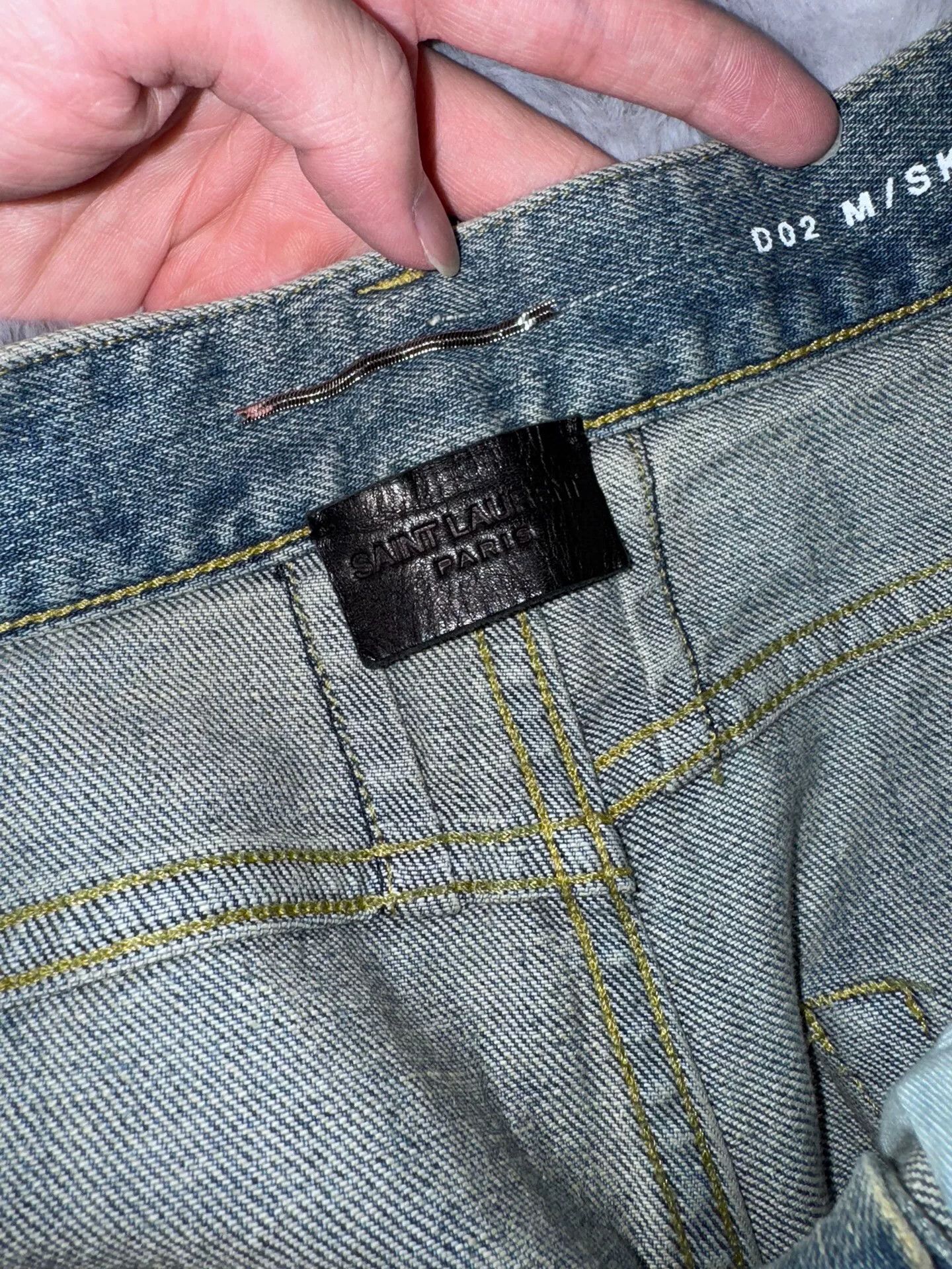 Saint Laurent Paris Saint Laurent Blue Denim Pants Size US 28 / EU 44 - 6 Thumbnail