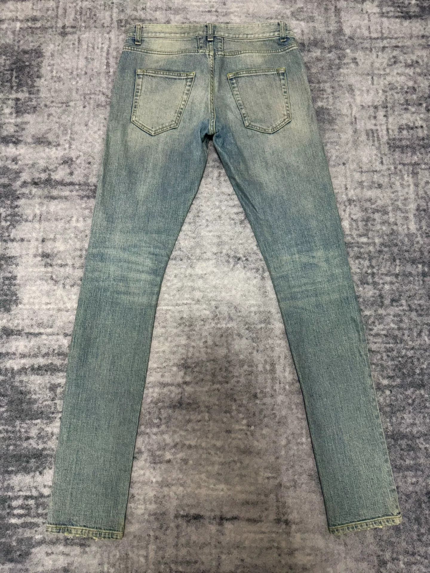 Saint Laurent Paris Saint Laurent Blue Denim Pants Size US 28 / EU 44 - 2 Thumbnail