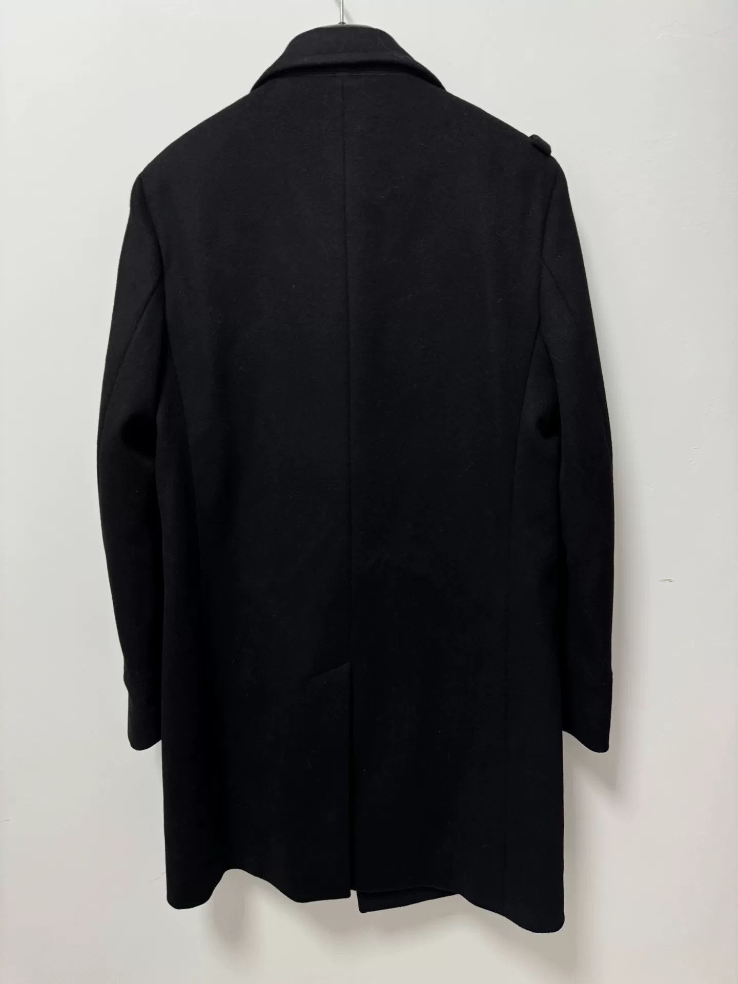 Saint Laurent Paris Saint Laurent Double-Breasted Navy Coat Size US M / EU 48-50 / 2 - 2 Thumbnail