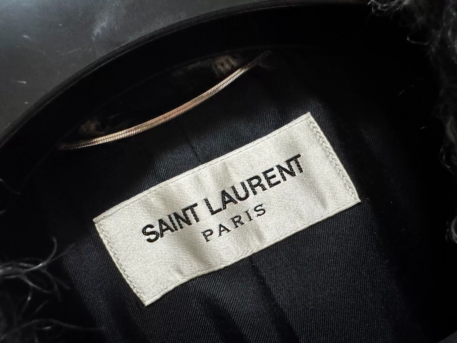 Saint Laurent Paris Saint Laurent Houndstooth Double Breasted Coat Size US M / EU 48-50 / 2 - 6 Thumbnail