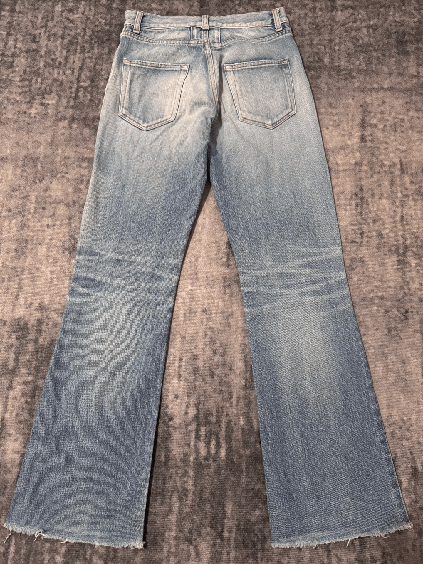 Saint Laurent Paris Saint Laurent Blue Flared Denim Pants Size 25" / US 0 / IT 36 - 2 Thumbnail