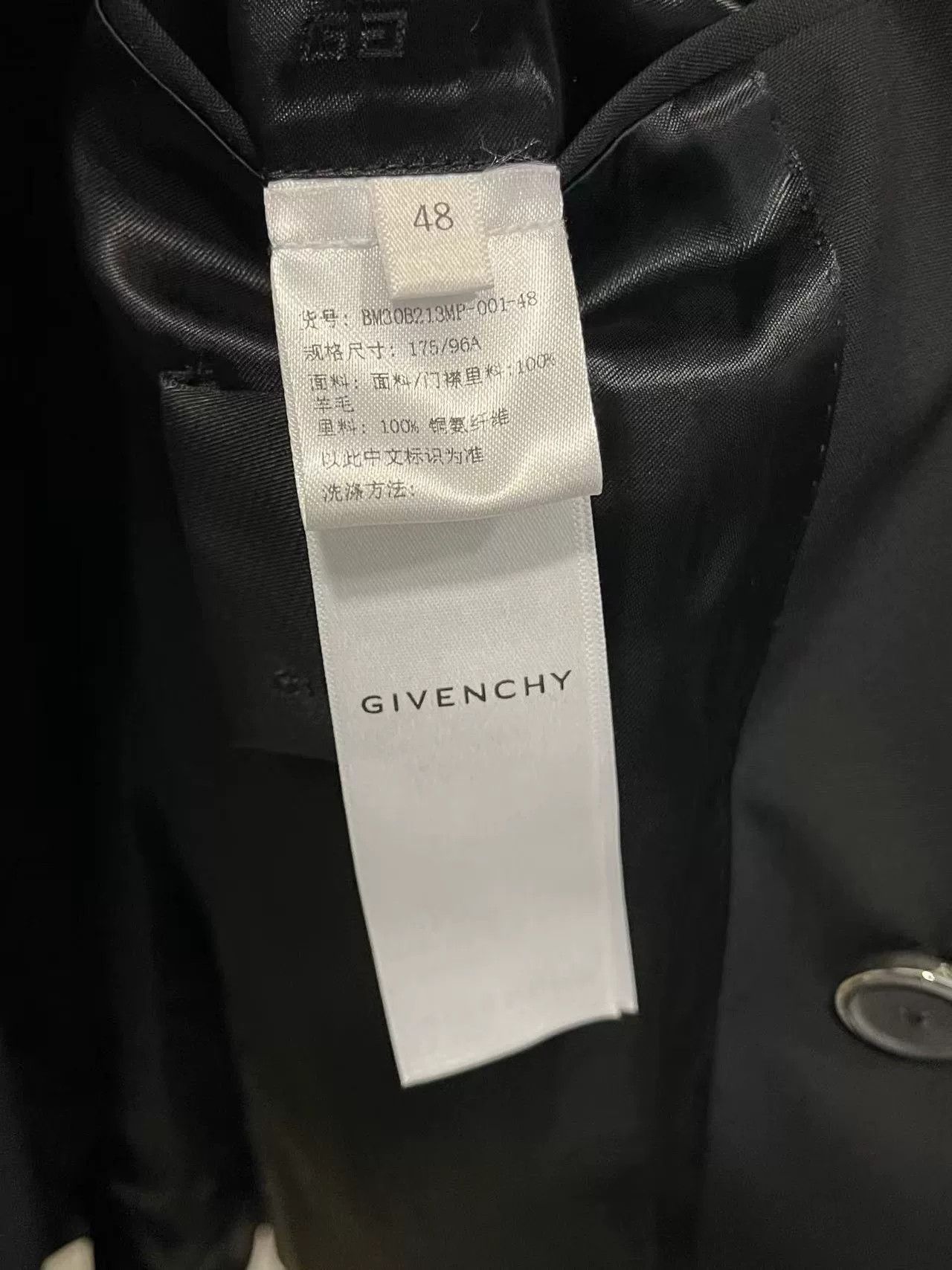 Givenchy Givenchy Black U-Lock Suit Coat Size US M / EU 48-50 / 2 - 4 Thumbnail