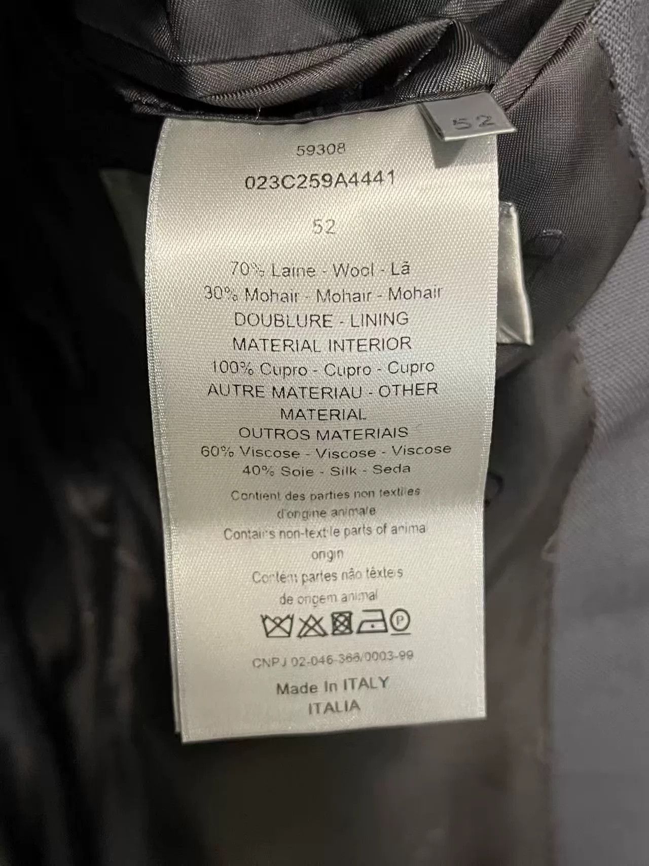 Dior Dior Men Silk Satin Suit Autumn Winter Size US L / EU 52-54 / 3 - 5 Thumbnail