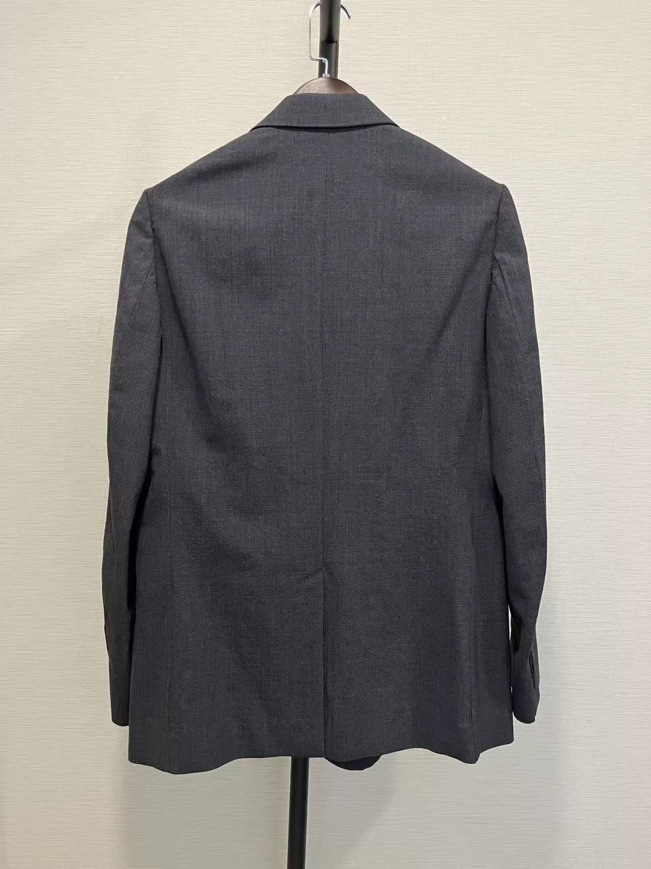 Dior Dior Double-Breasted Gray Suit Jacket Size US M / EU 48-50 / 2 - 2 Thumbnail