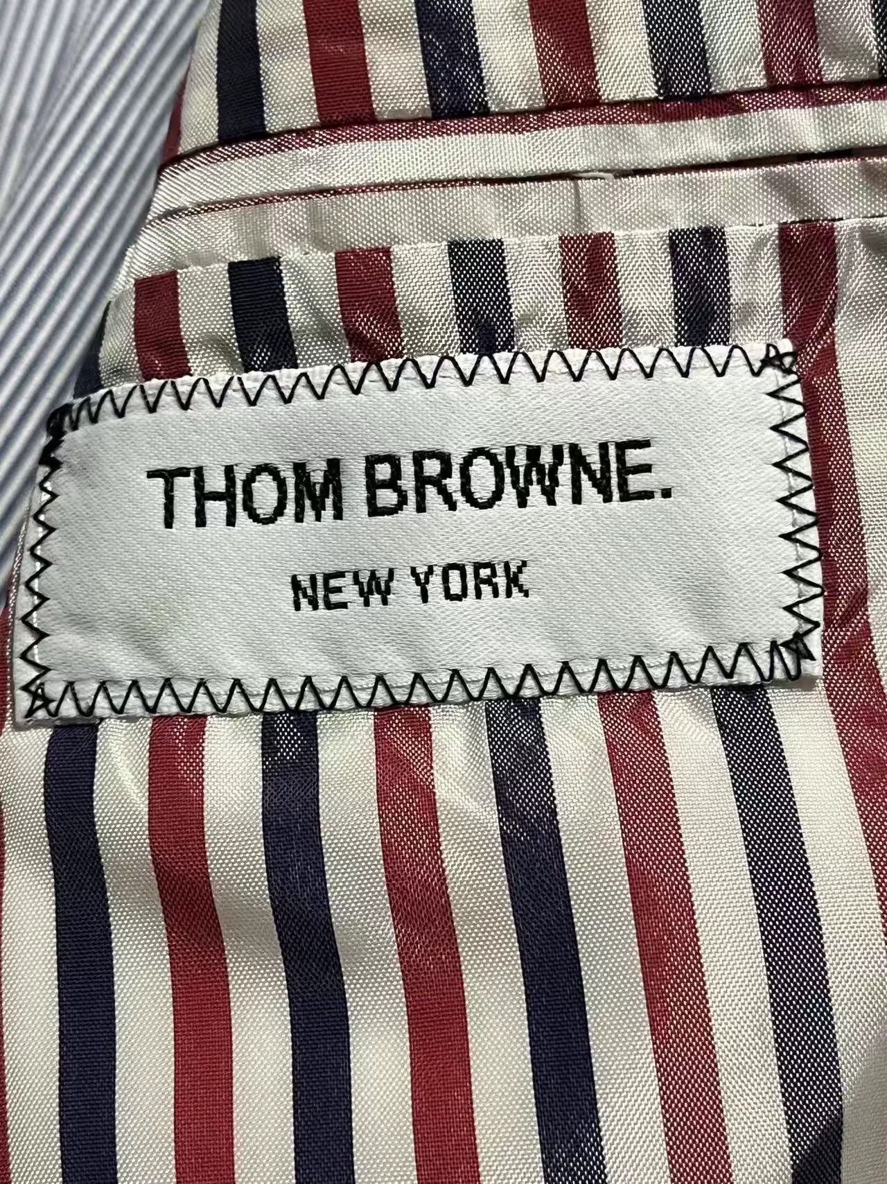 Thom Browne Thom Browne Blue Striped Women's Suit Size M / US 6-8 / IT 42-44 - 5 Thumbnail