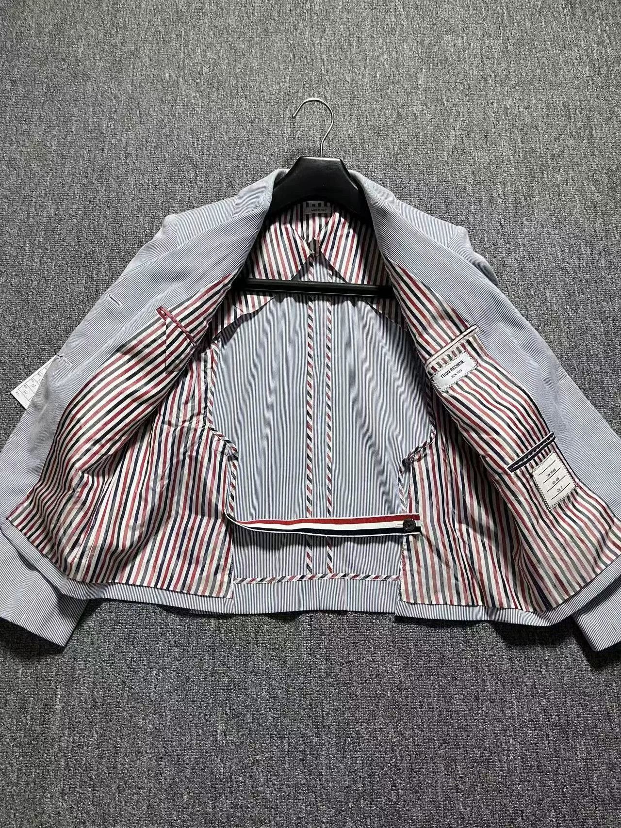 Thom Browne Thom Browne Blue Striped Women's Suit Size M / US 6-8 / IT 42-44 - 3 Thumbnail