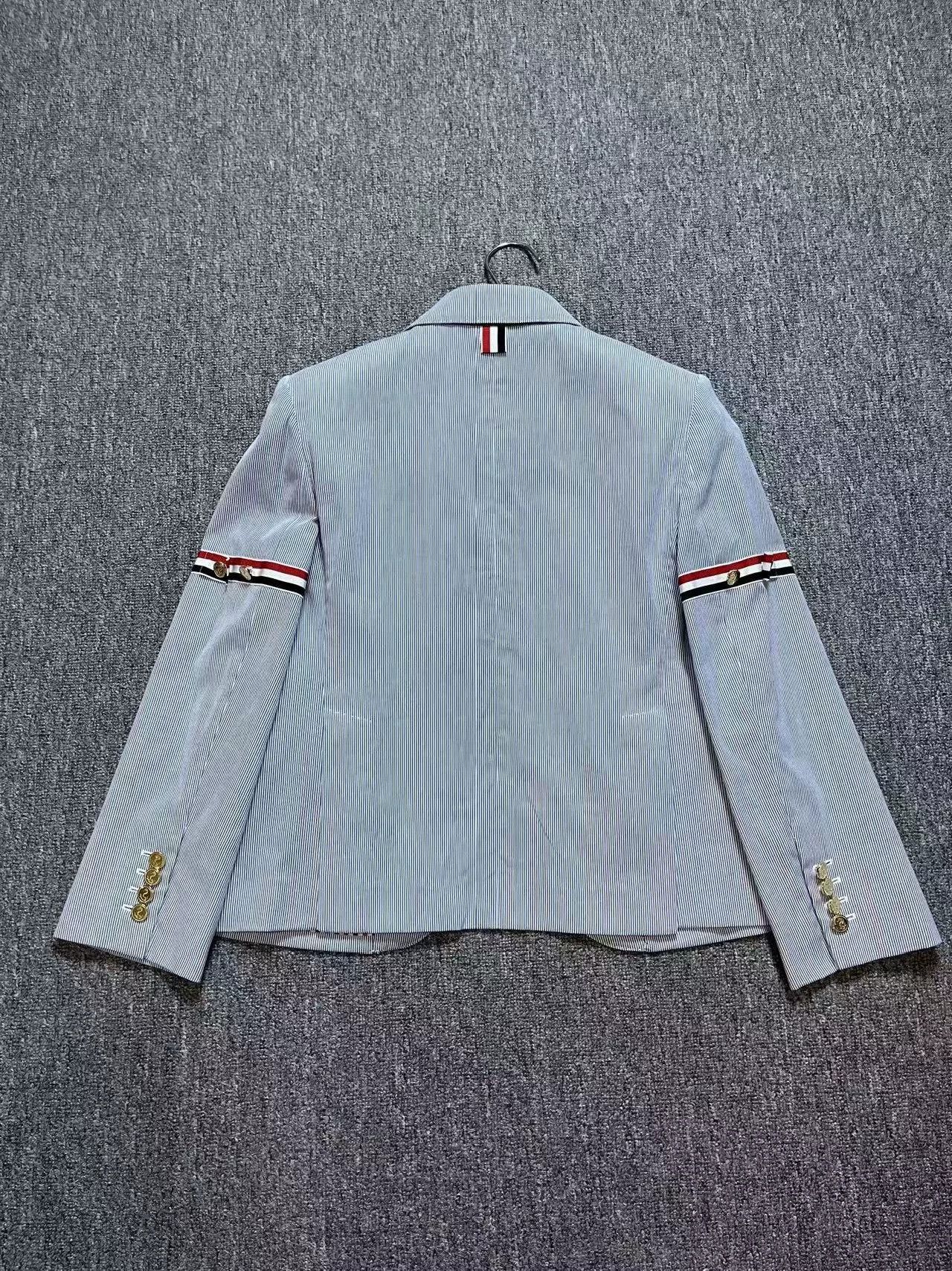 Thom Browne Thom Browne Blue Striped Women's Suit Size M / US 6-8 / IT 42-44 - 2 Thumbnail