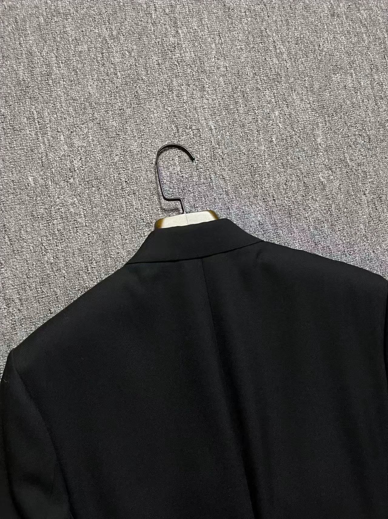 Dior Dior Black Double-Breasted Suit Jacket Size US M / EU 48-50 / 2 - 5 Thumbnail