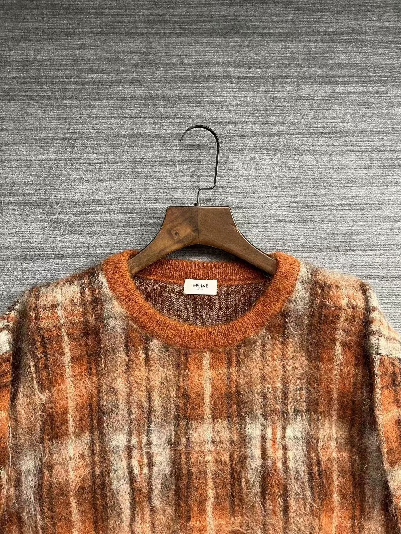 Celine Celine Checked Mohair Sweater 21FW Size M / US 6-8 / IT 42-44 - 3 Thumbnail