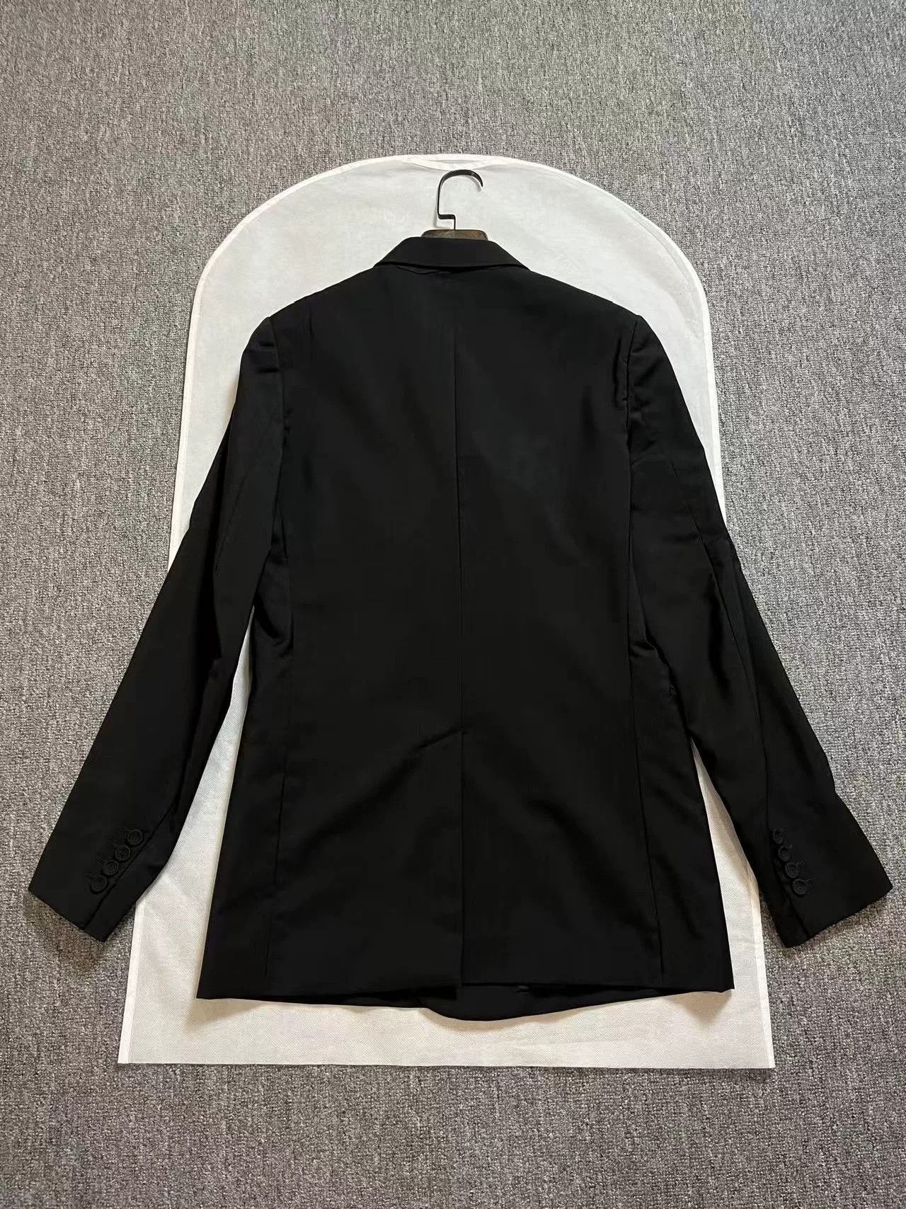 Dior Dior Double-Breasted Black Suit Jacket Size US M / EU 48-50 / 2 - 3 Thumbnail