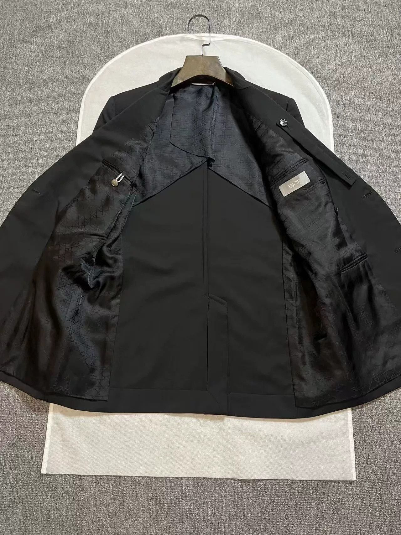 Dior Dior Double-Breasted Black Suit Jacket Size US M / EU 48-50 / 2 - 4 Thumbnail