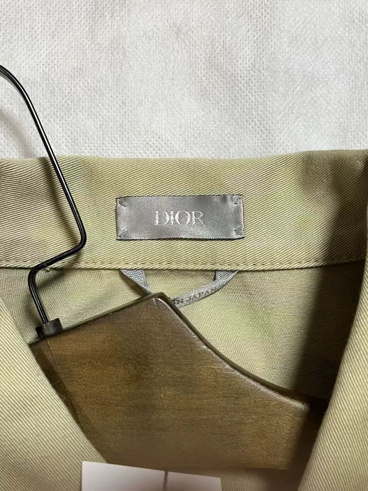 Dior Dior Beige Color Block Denim Shirt Jacket Size US M / EU 48-50 / 2 - 5 Thumbnail