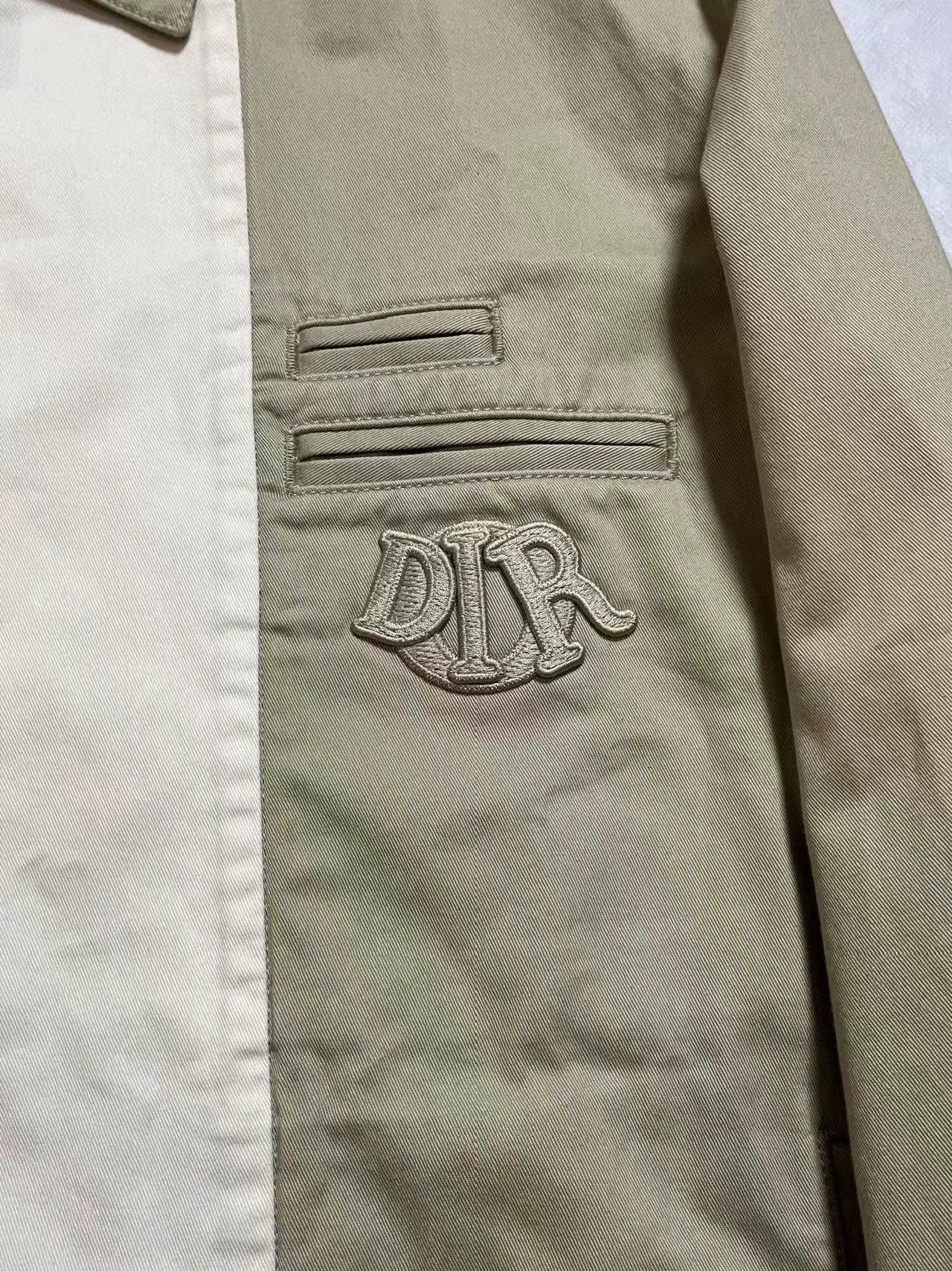 Dior Dior Beige Color Block Denim Shirt Jacket Size US M / EU 48-50 / 2 - 3 Thumbnail