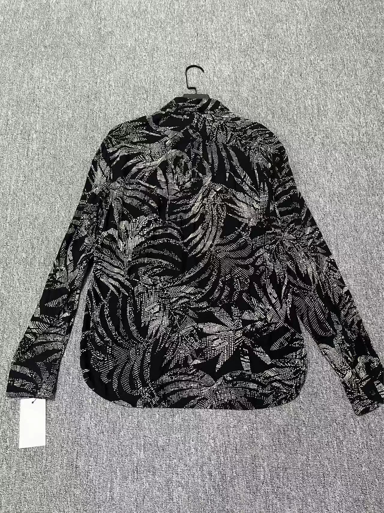 Saint Laurent Paris Saint Laurent Palm Print Casual Shirt Size US M / EU 48-50 / 2 - 2 Thumbnail