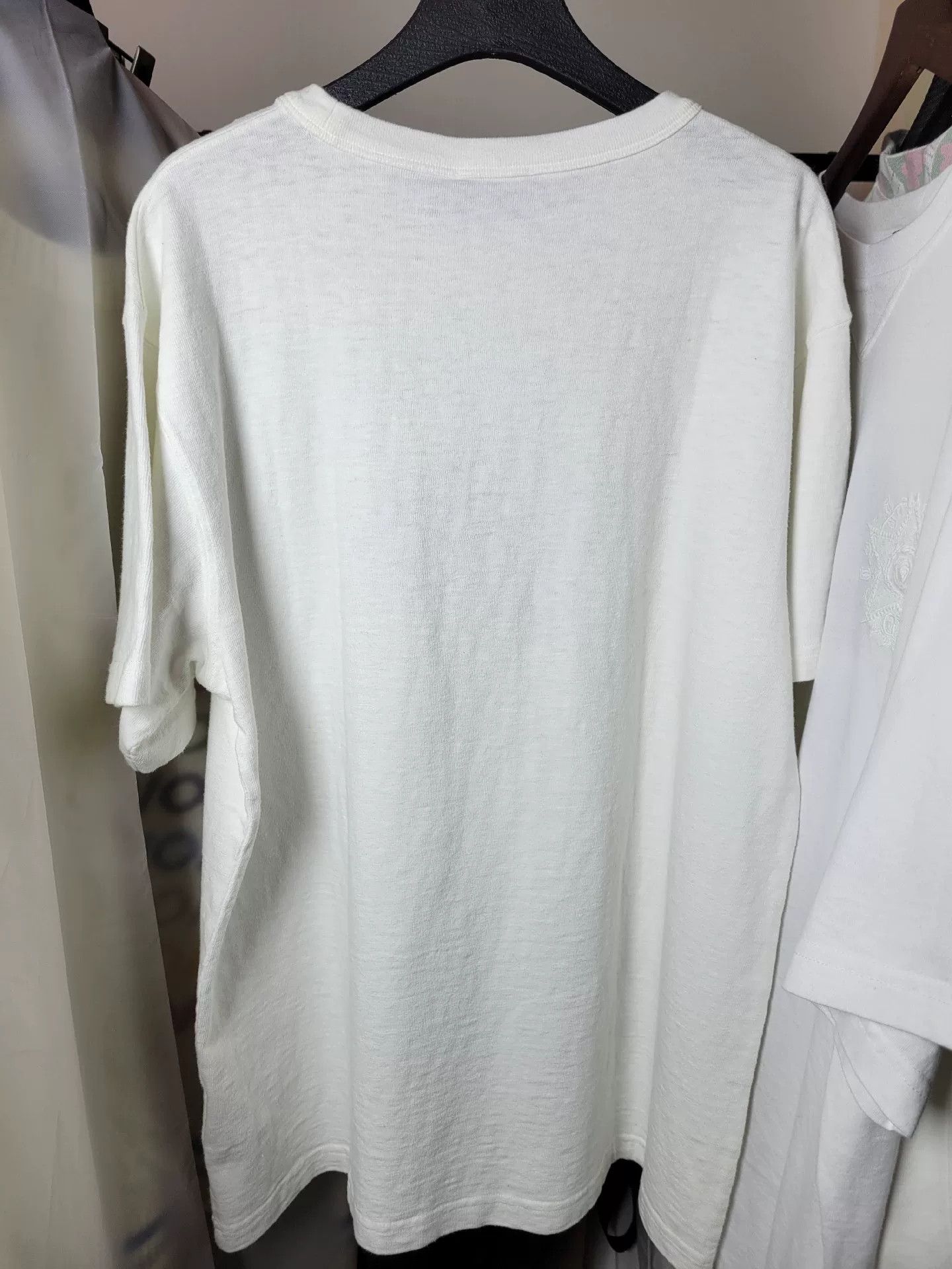 Dior Dior Logo Print Velour T-Shirt Size L / US 10 / IT 46 - 6 Thumbnail