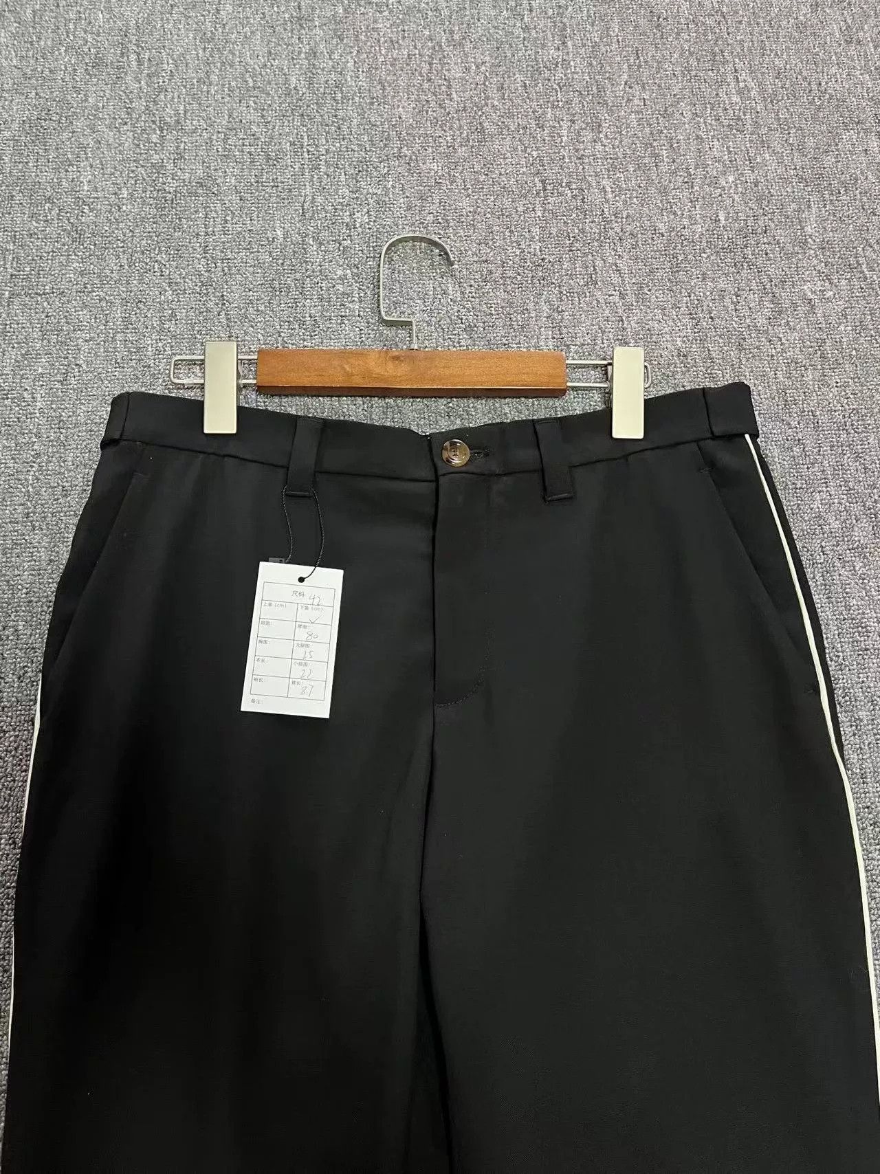 Miu Miu Miu Miu Wool Straight-Leg Casual Pants Size 42" / US 20 - 4 Thumbnail