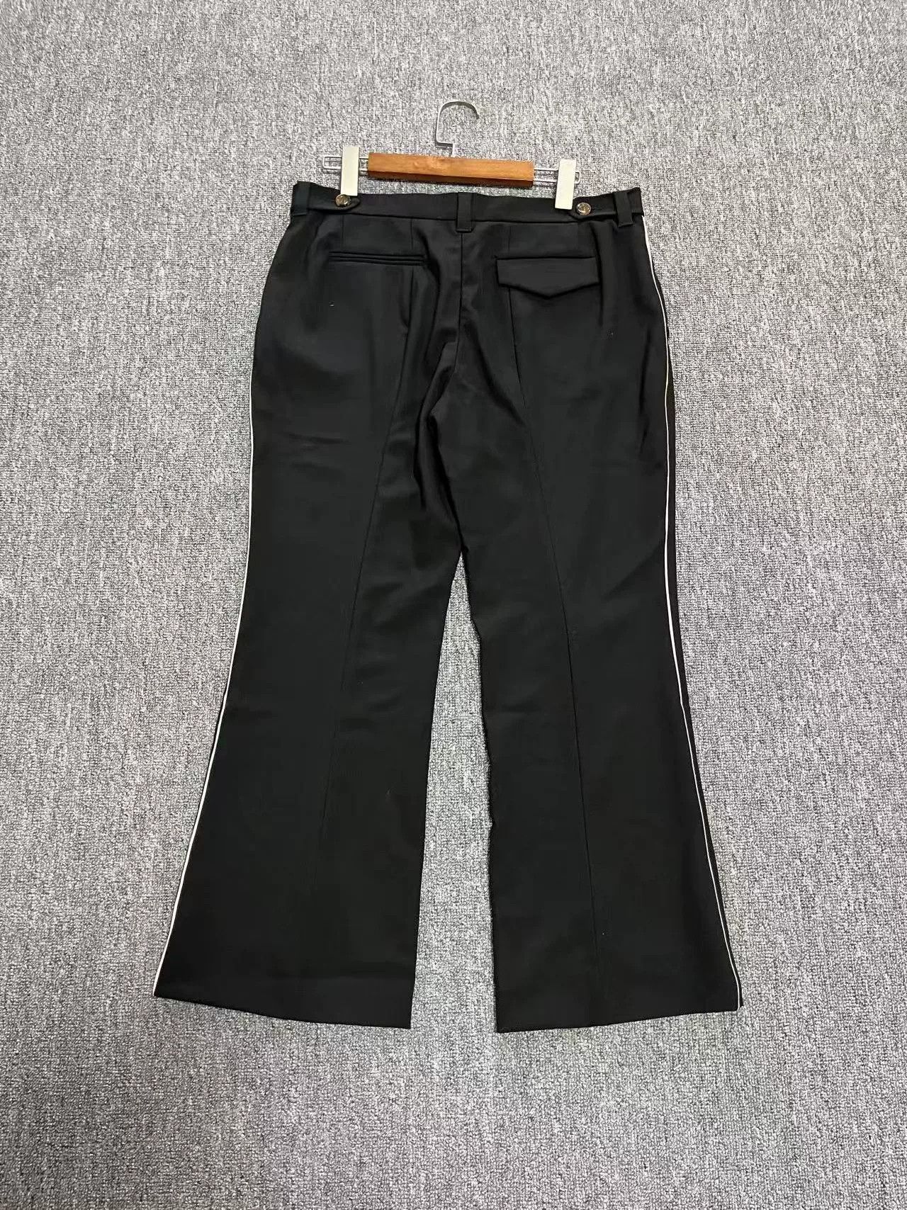 Miu Miu Miu Miu Wool Straight-Leg Casual Pants Size 42" / US 20 - 2 Thumbnail
